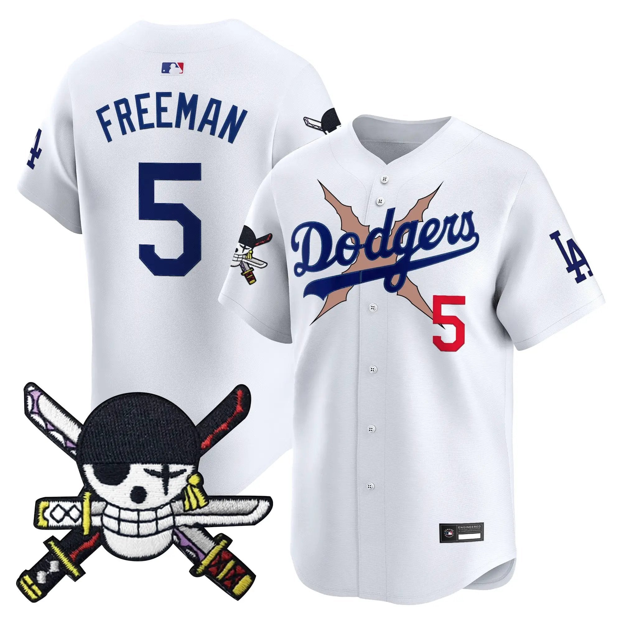 Los Angeles Dodgers x OP Zr Patch Vapor Premier Limited Jersey - Stitched by Los Angeles Dodgers