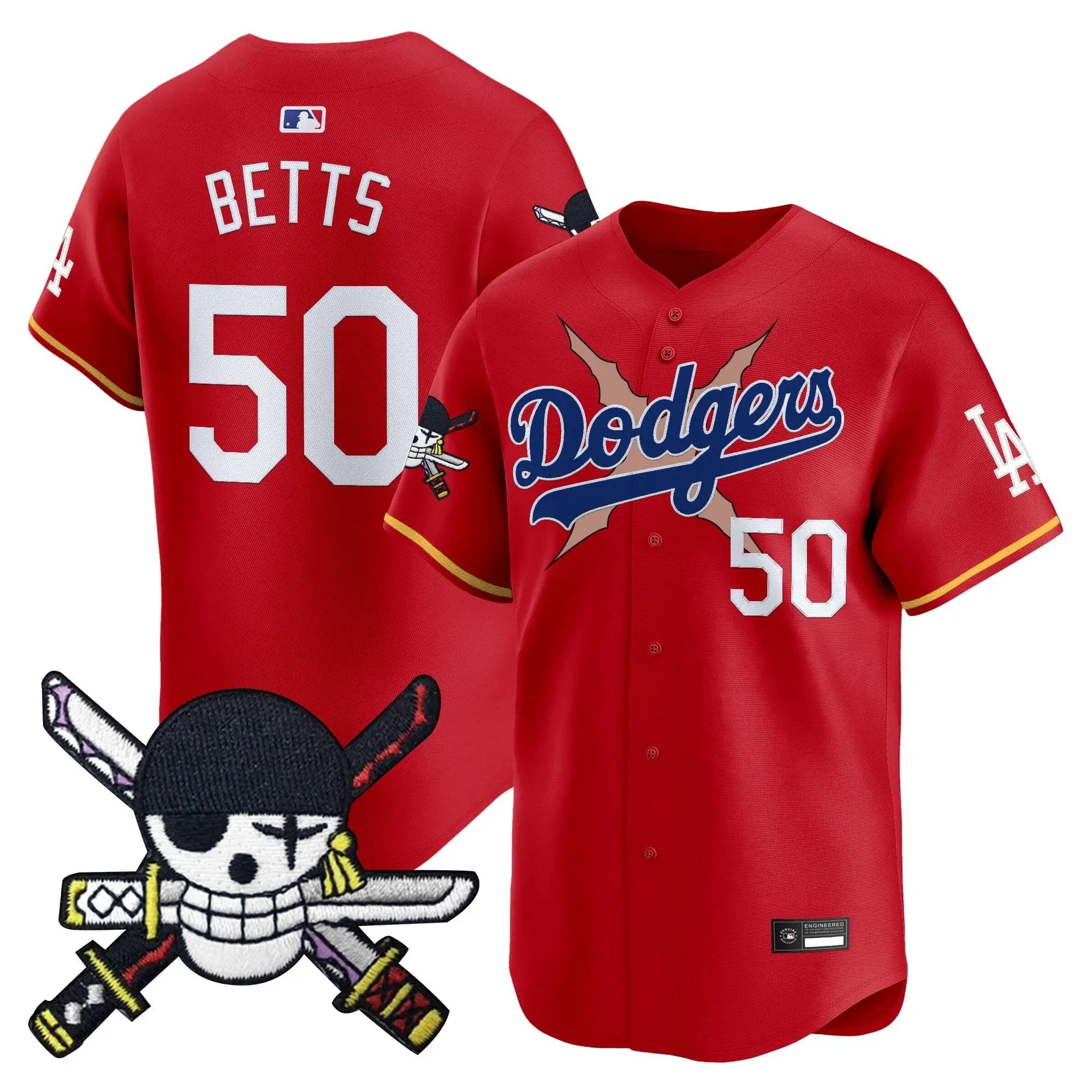 Los Angeles Dodgers x OP Zr Patch Vapor Premier Limited Jersey - Stitched by Los Angeles Dodgers