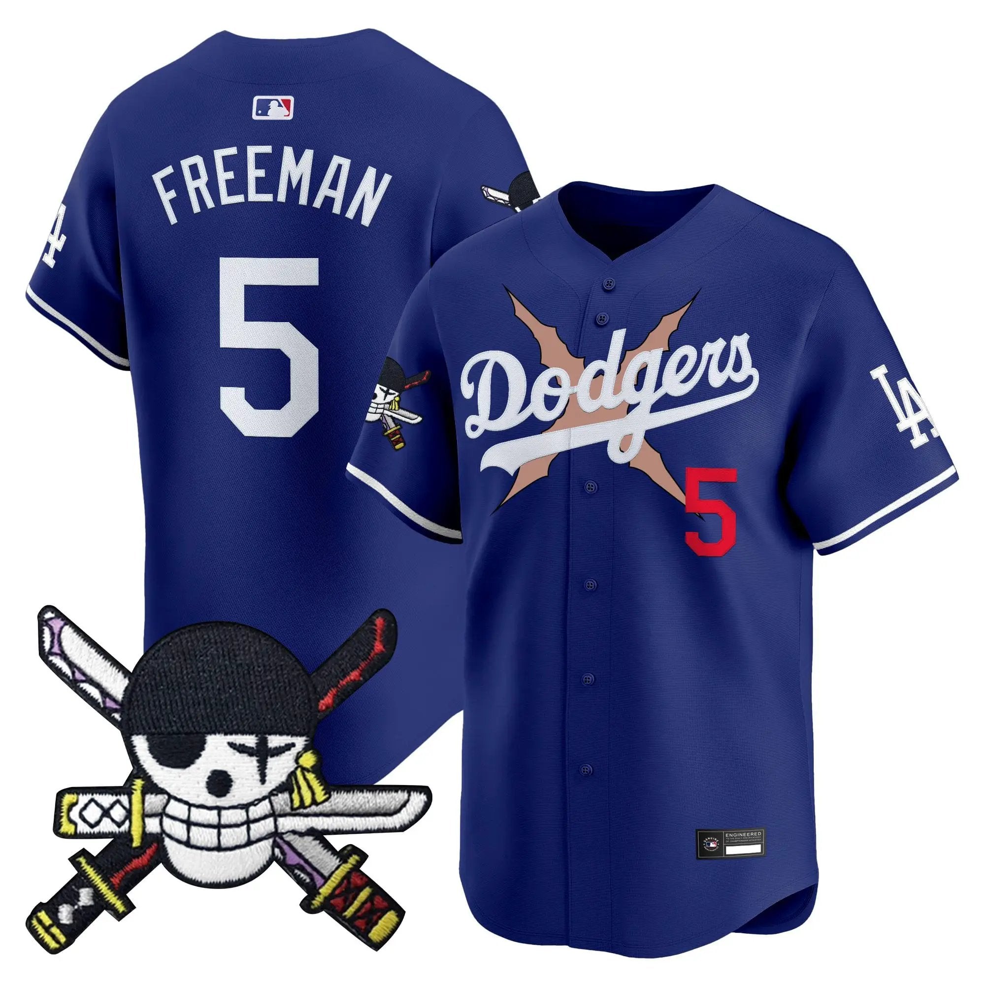 Los Angeles Dodgers x OP Zr Patch Vapor Premier Limited Jersey - Stitched by Los Angeles Dodgers