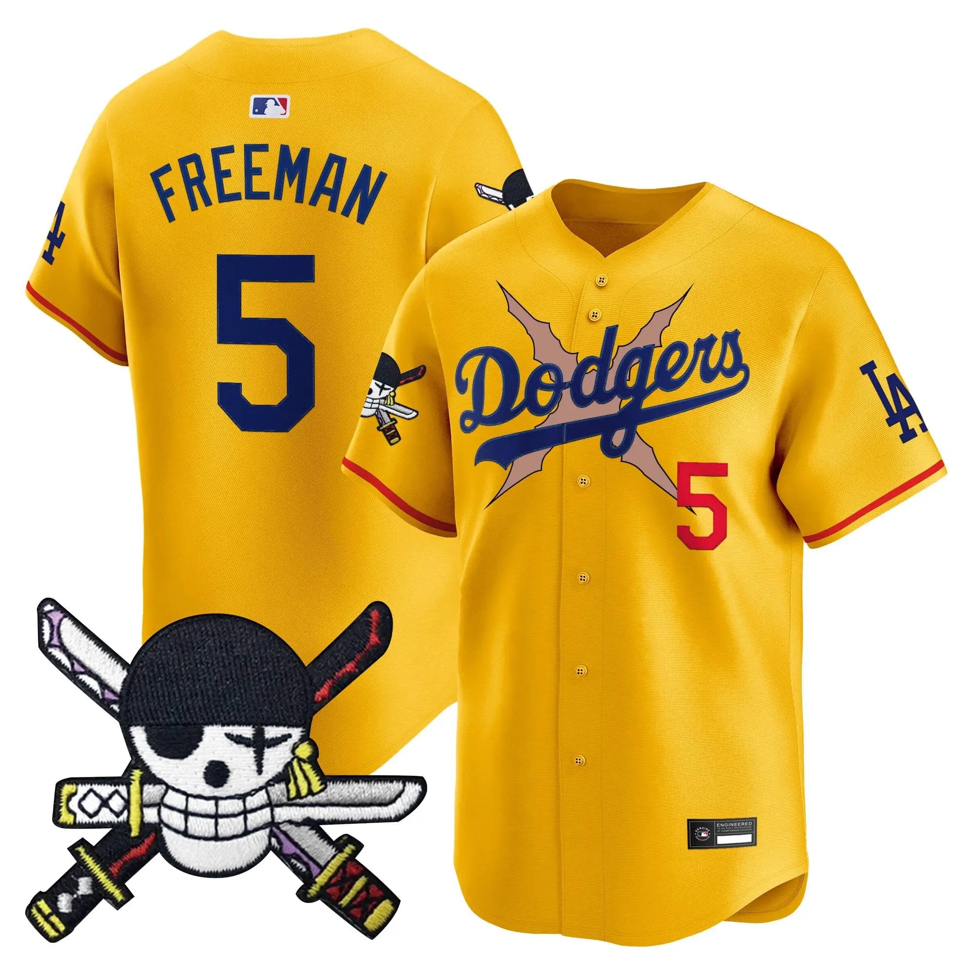 Los Angeles Dodgers x OP Zr Patch Vapor Premier Limited Jersey - Stitched by Los Angeles Dodgers