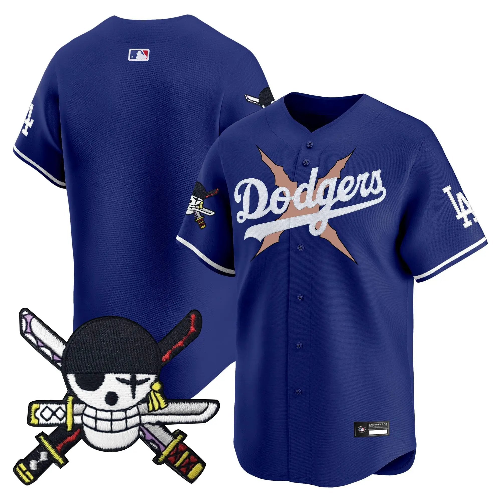 Los Angeles Dodgers x OP Zr Patch Vapor Premier Limited Jersey - Stitched by Los Angeles Dodgers