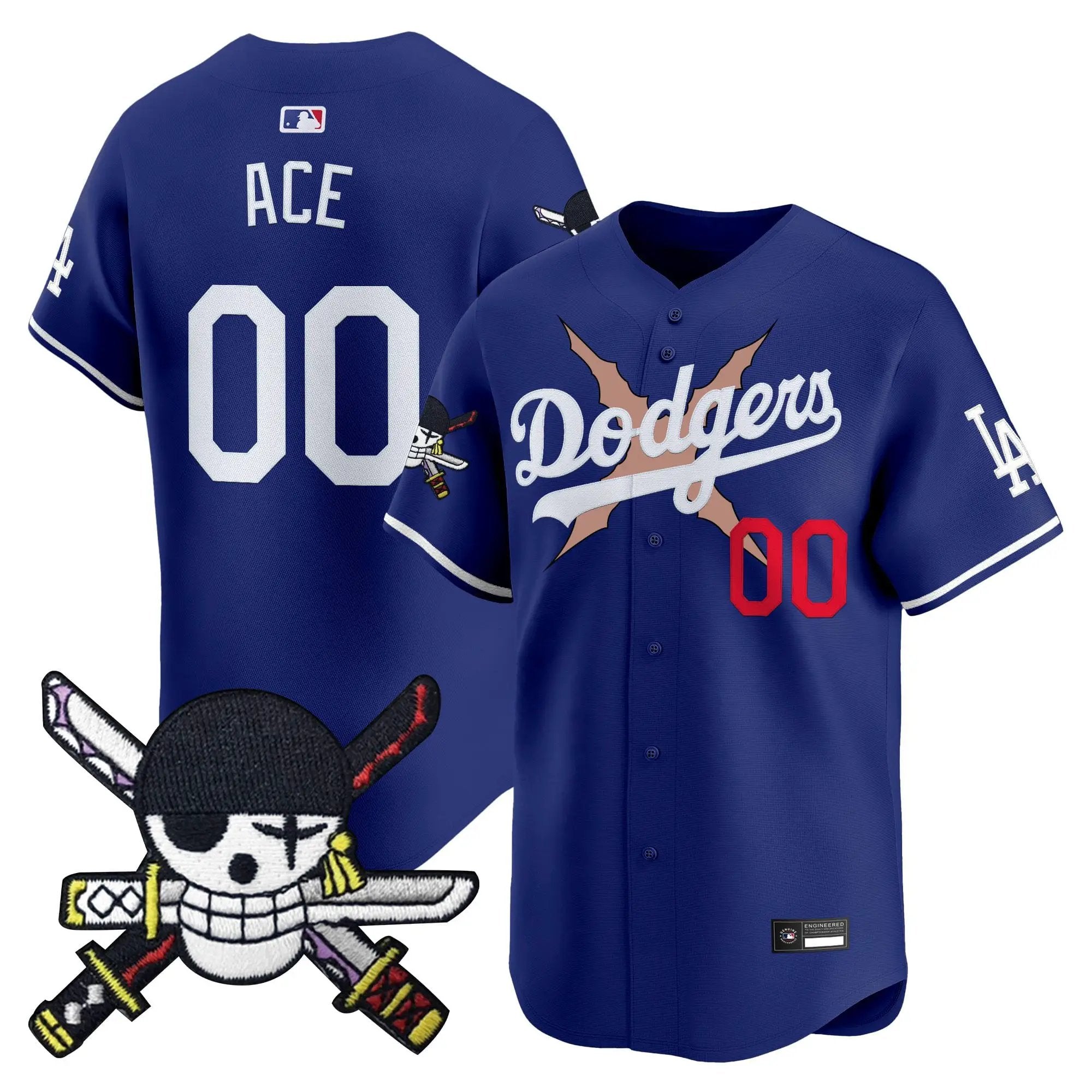 Los Angeles Dodgers x OP Zr Patch Vapor Premier Limited Jersey - Stitched by Los Angeles Dodgers