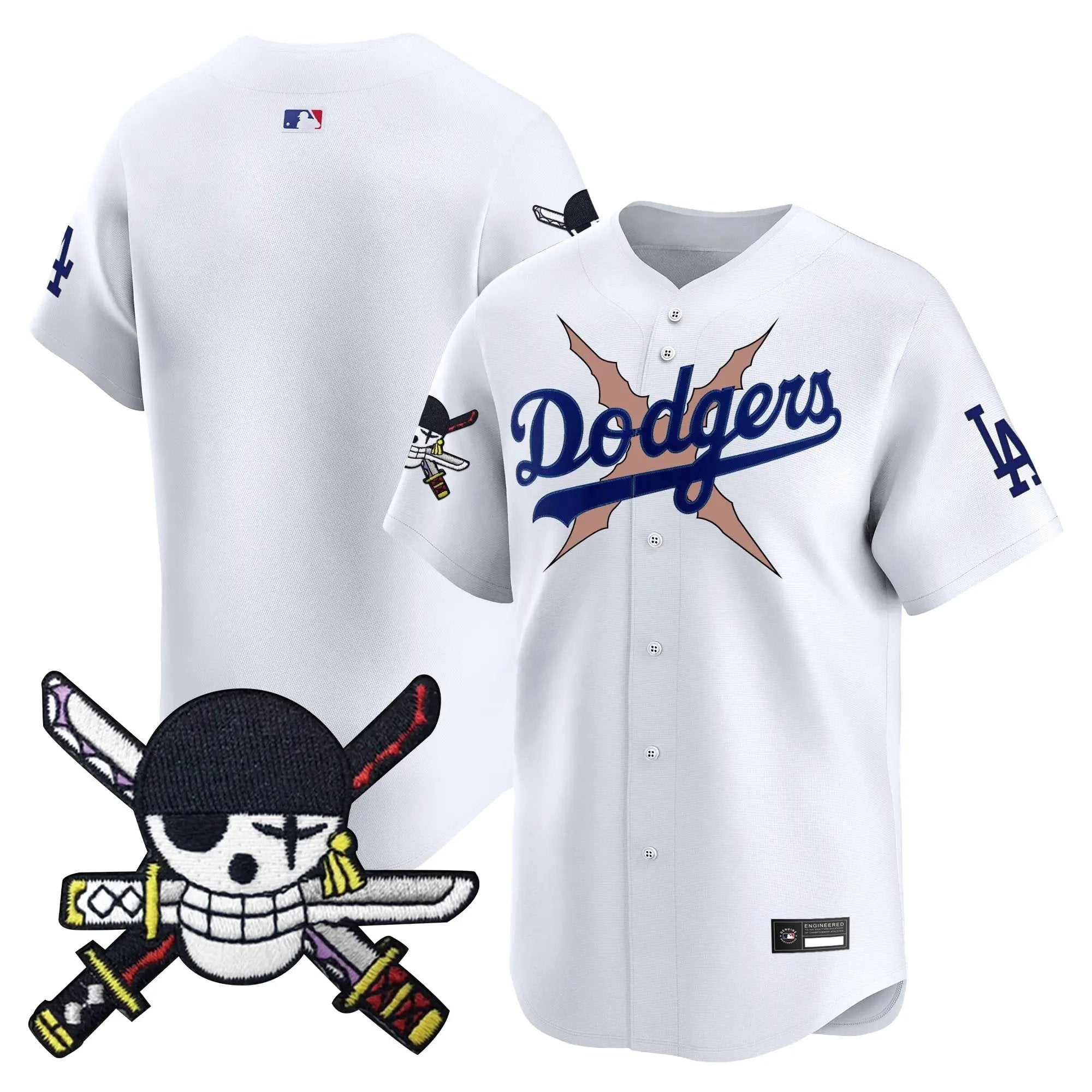 Los Angeles Dodgers x OP Zr Patch Vapor Premier Limited Jersey - Stitched by Los Angeles Dodgers