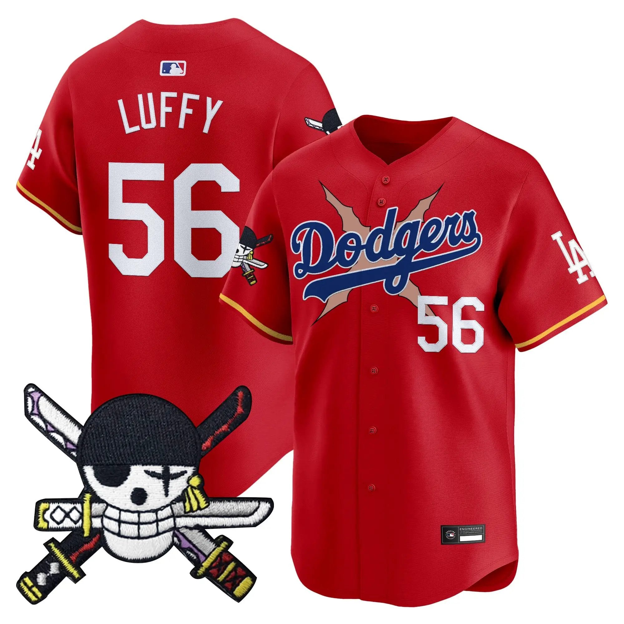 Los Angeles Dodgers x OP Zr Patch Vapor Premier Limited Jersey - Stitched by Los Angeles Dodgers