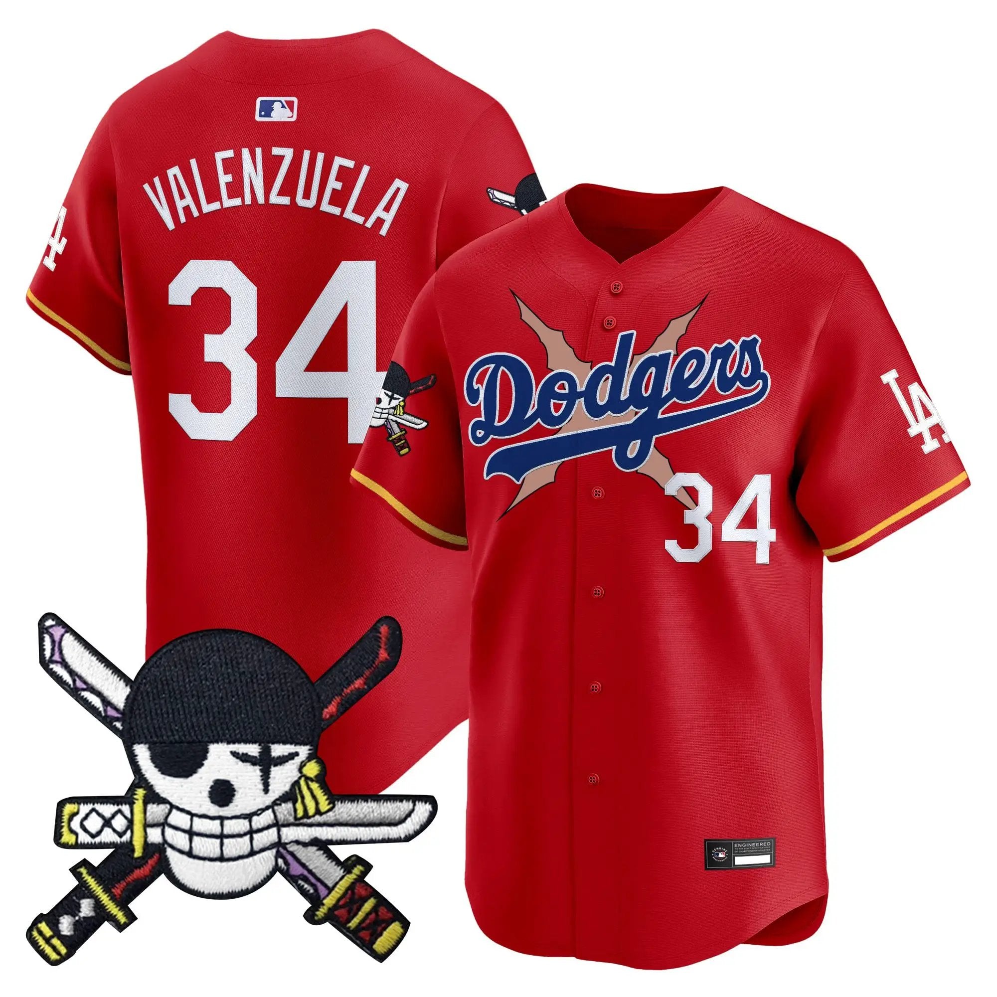 Los Angeles Dodgers x OP Zr Patch Vapor Premier Limited Jersey - Stitched by Los Angeles Dodgers