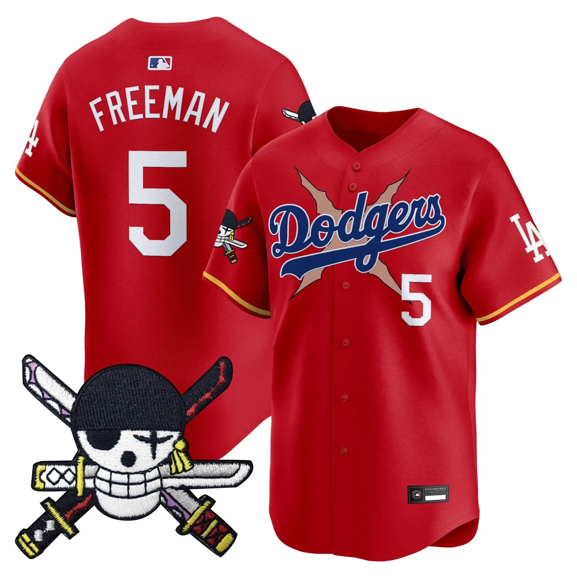 Los Angeles Dodgers x OP Zr Patch Vapor Premier Limited Jersey - Stitched by Los Angeles Dodgers