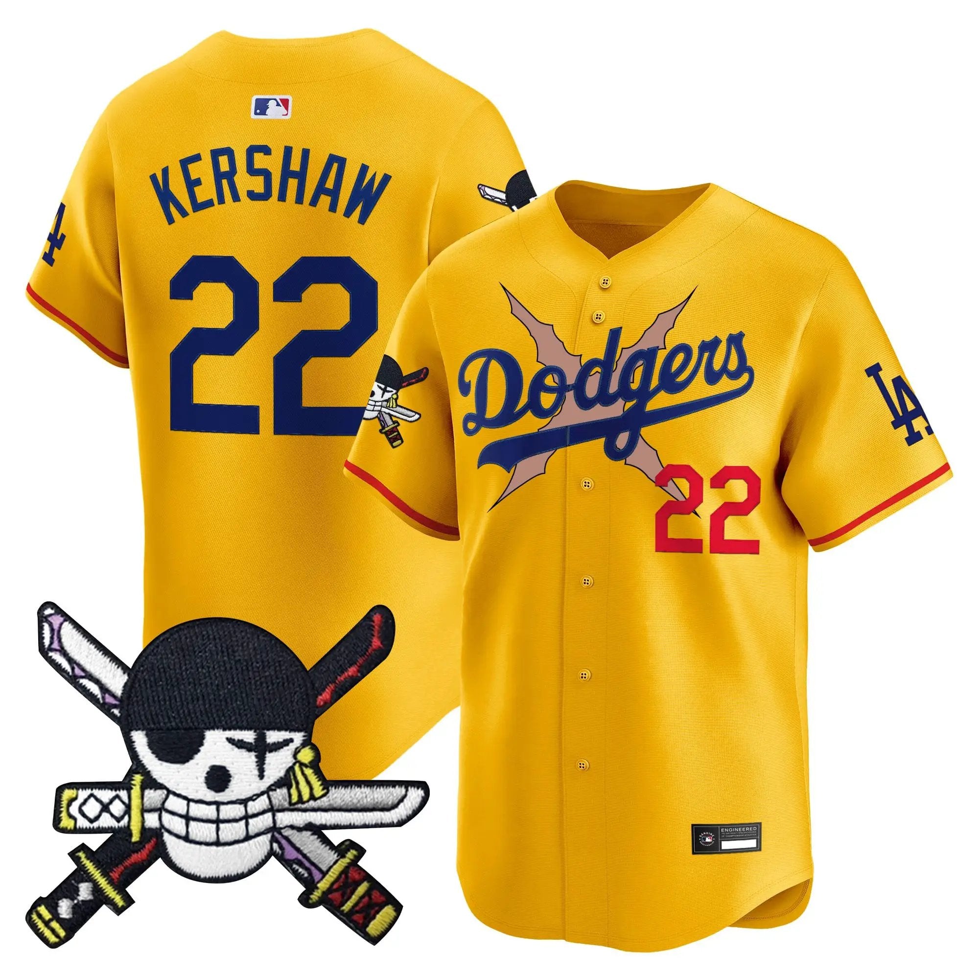 Los Angeles Dodgers x OP Zr Patch Vapor Premier Limited Jersey - Stitched by Los Angeles Dodgers