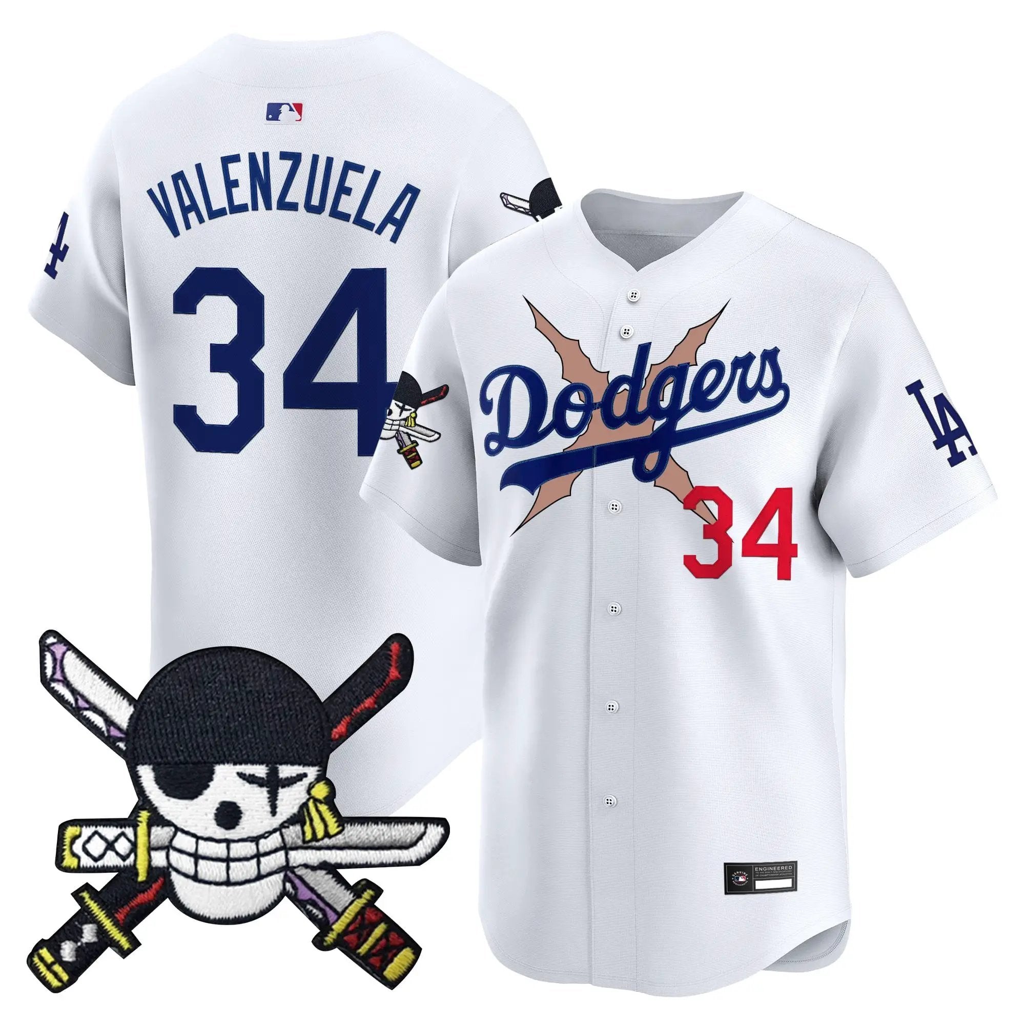 Los Angeles Dodgers x OP Zr Patch Vapor Premier Limited Jersey - Stitched by Los Angeles Dodgers