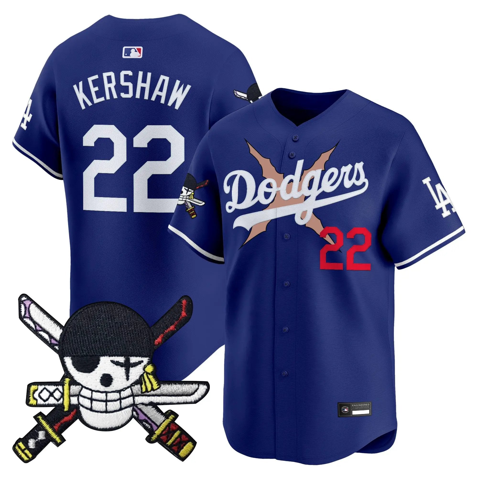 Los Angeles Dodgers x OP Zr Patch Vapor Premier Limited Jersey - Stitched by Los Angeles Dodgers