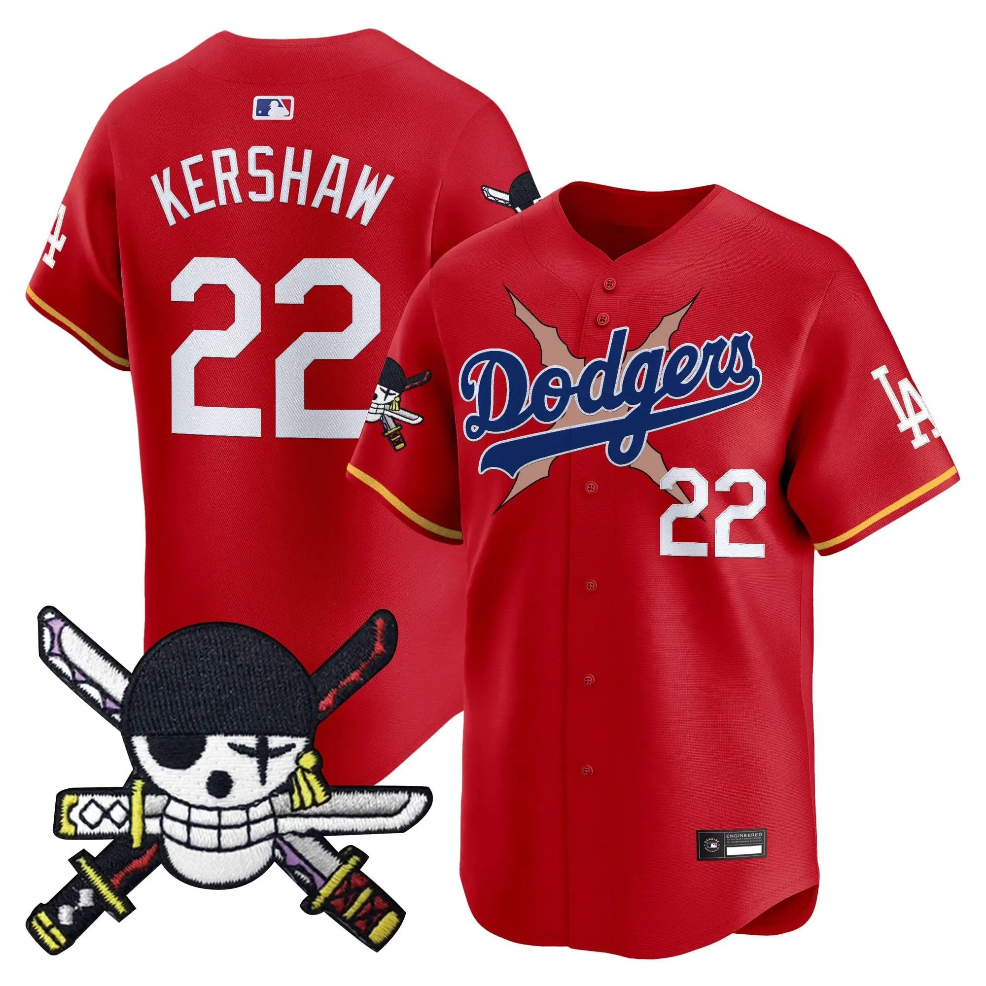 Los Angeles Dodgers x OP Zr Patch Vapor Premier Limited Jersey - Stitched by Los Angeles Dodgers