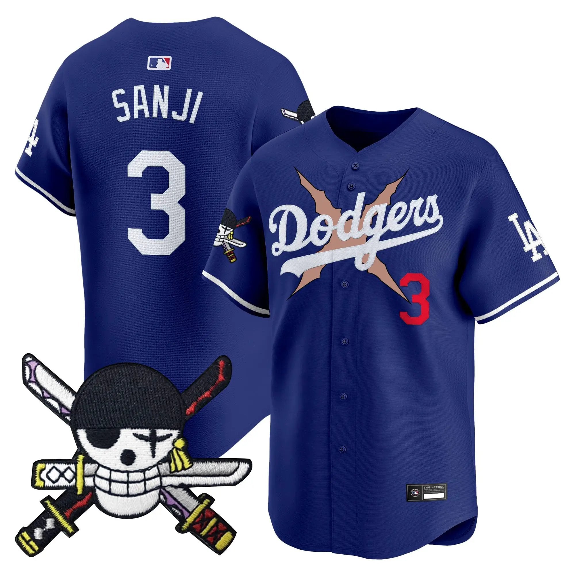 Los Angeles Dodgers x OP Zr Patch Vapor Premier Limited Jersey - Stitched by Los Angeles Dodgers