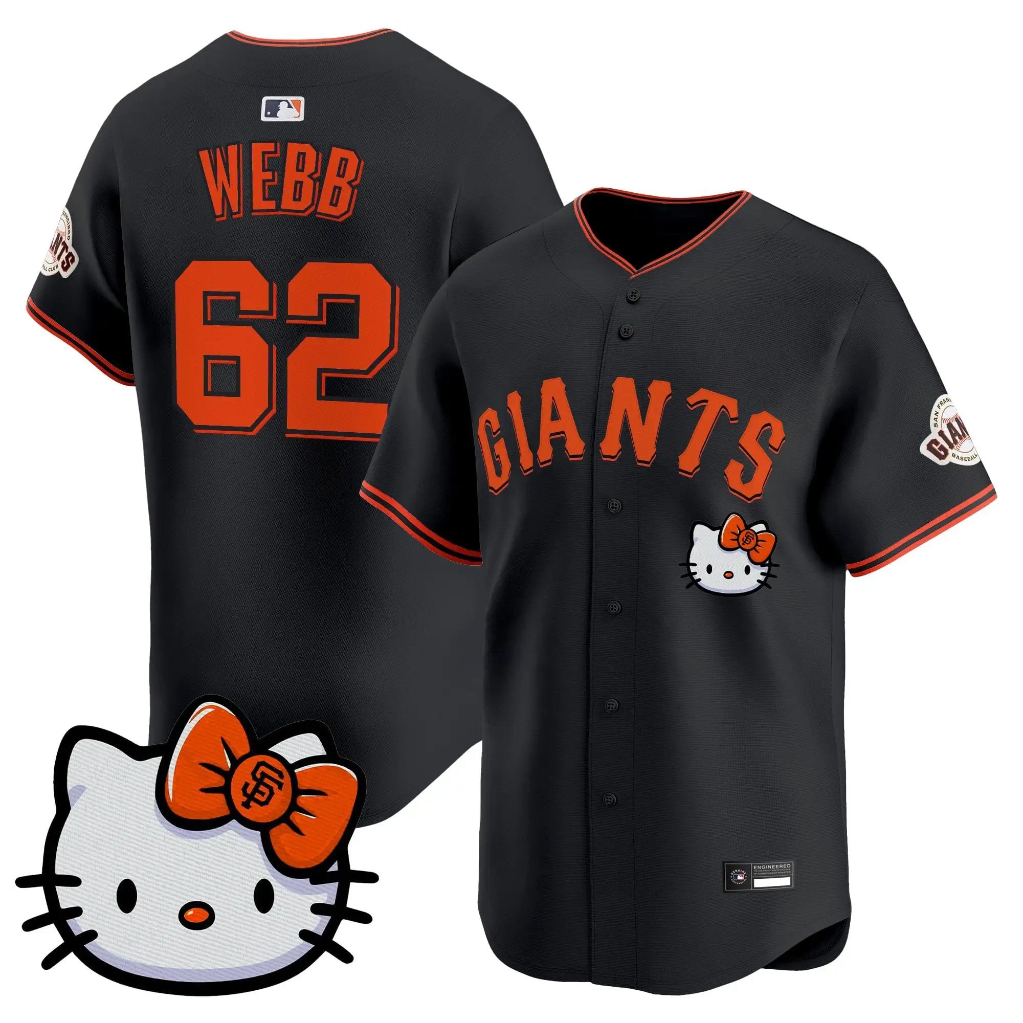 San Francisco Giants Meow KT Vapor Premier Limited Jersey – All Stitched by San Francisco Giants