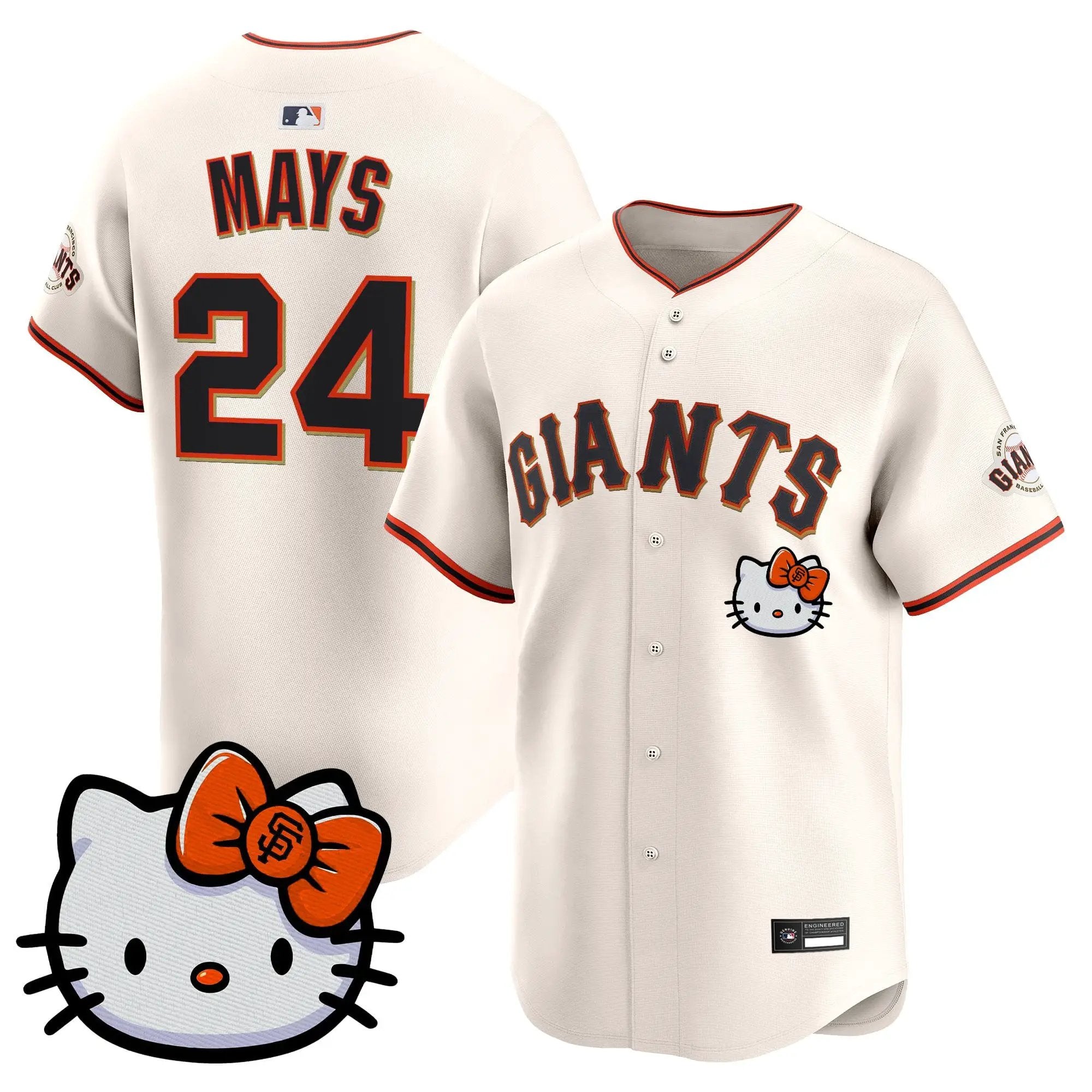 San Francisco Giants Meow KT Vapor Premier Limited Jersey – All Stitched by San Francisco Giants
