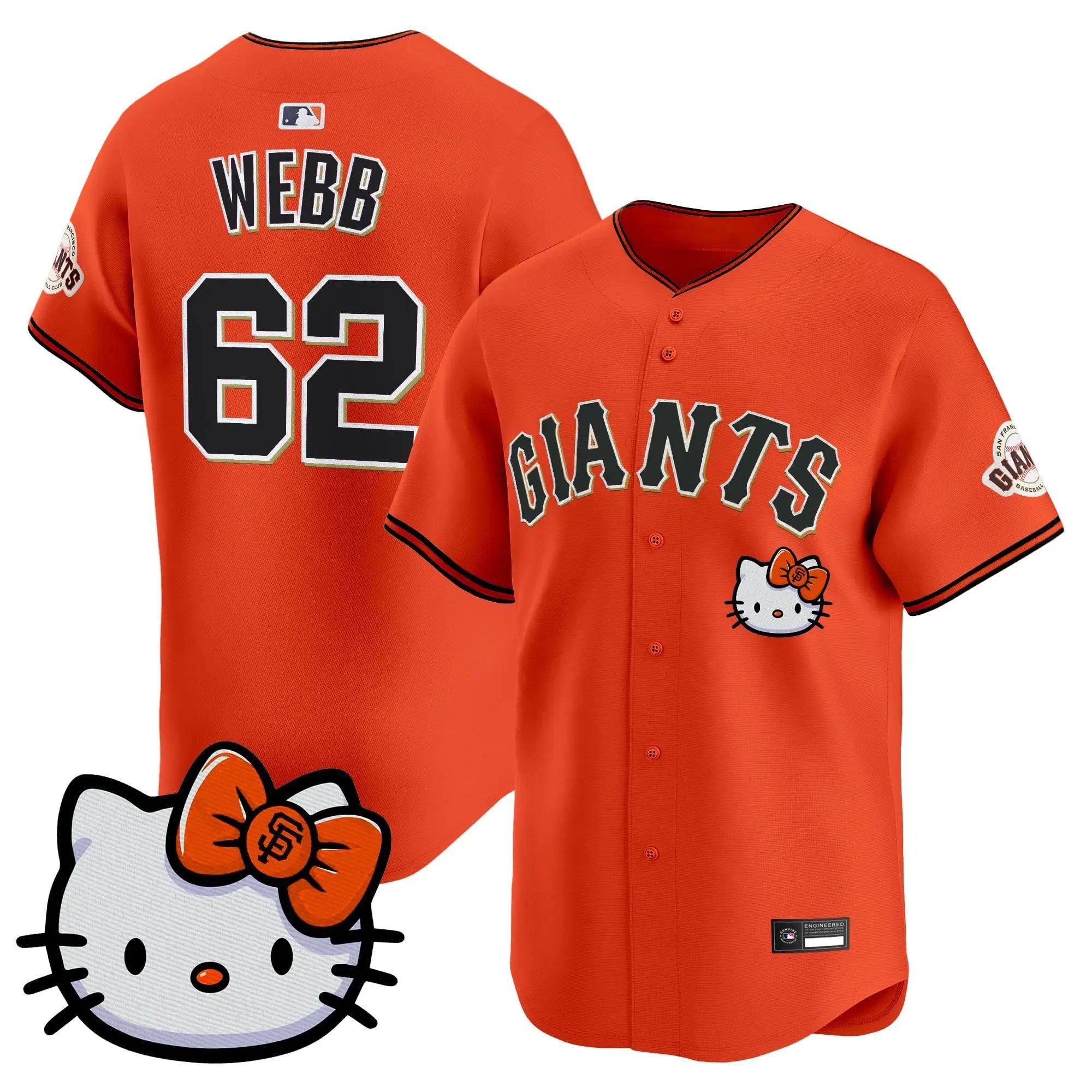 San Francisco Giants Meow KT Vapor Premier Limited Jersey – All Stitched by San Francisco Giants