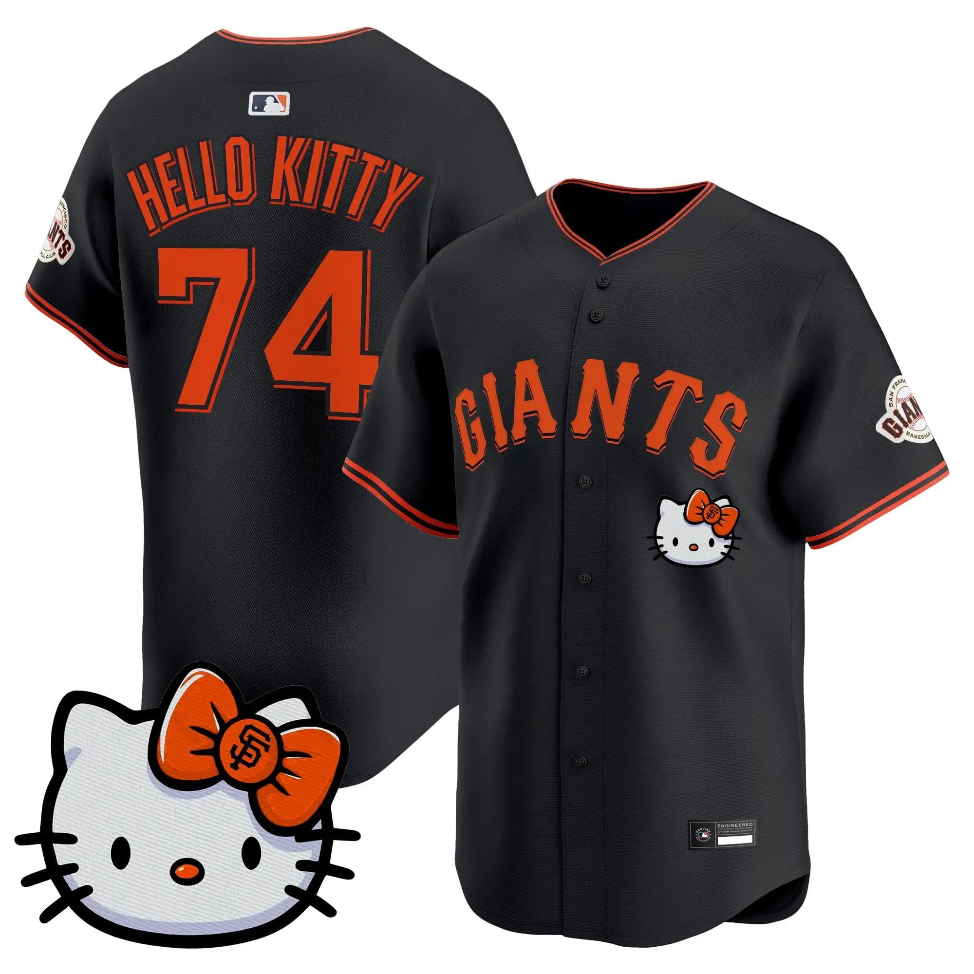 San Francisco Giants Meow KT Vapor Premier Limited Jersey – All Stitched by San Francisco Giants