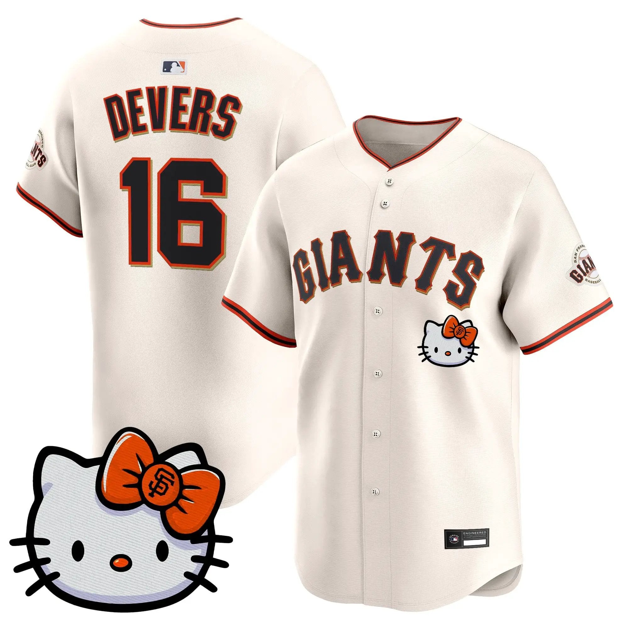 San Francisco Giants Meow KT Vapor Premier Limited Jersey – All Stitched by San Francisco Giants