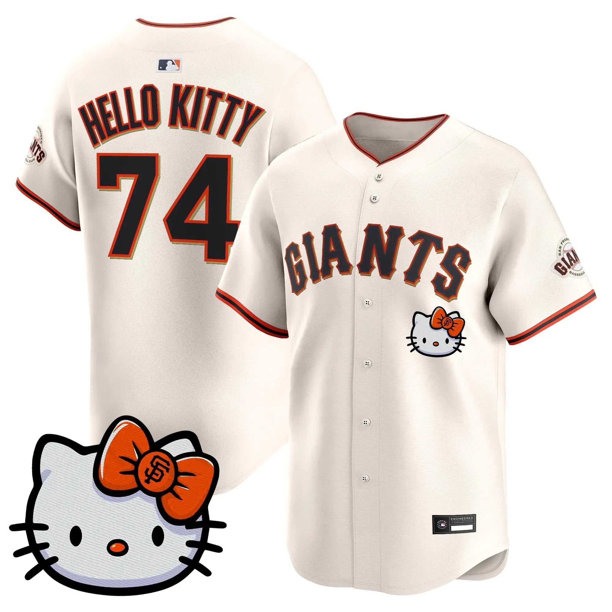San Francisco Giants Meow KT Vapor Premier Limited Jersey – All Stitched by San Francisco Giants