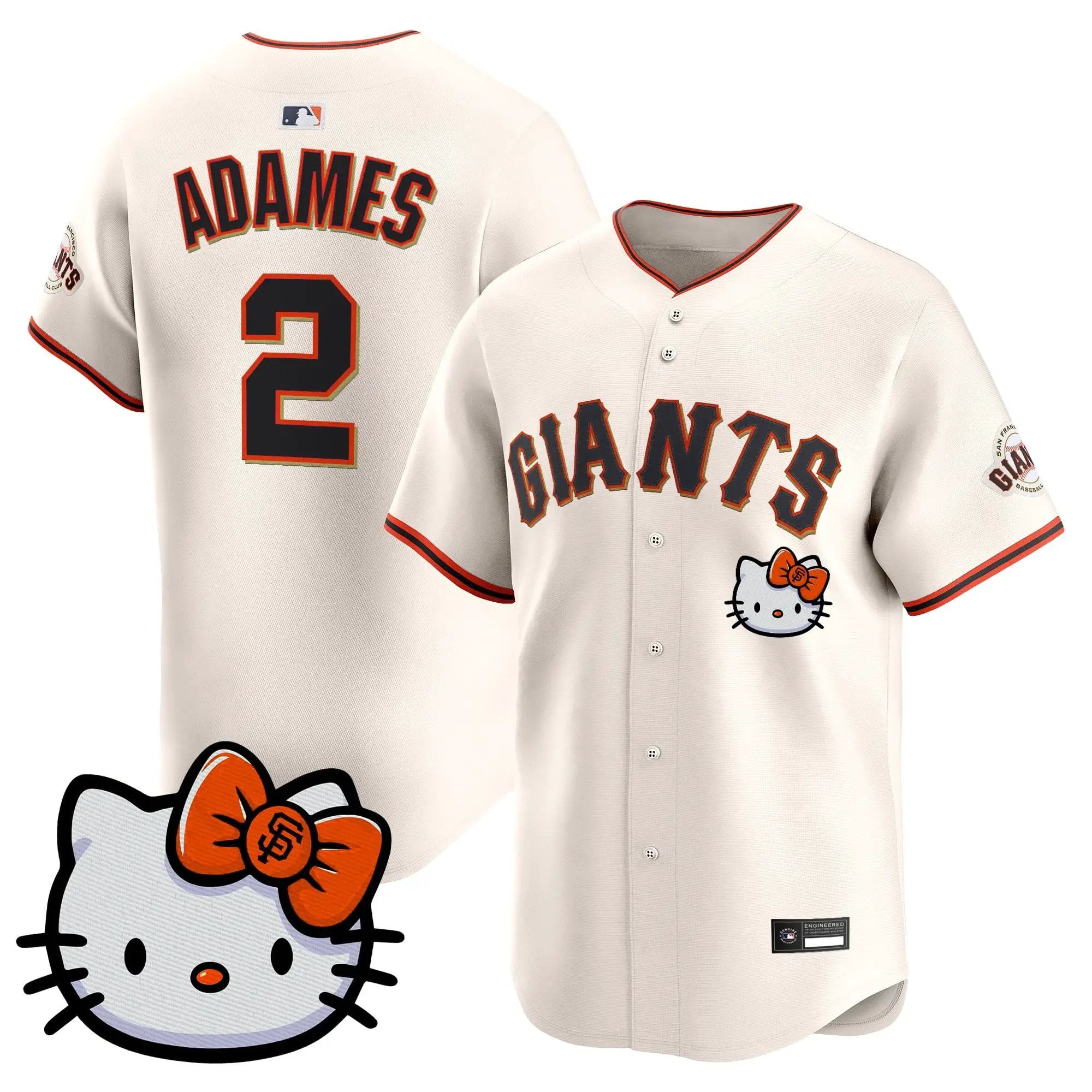 San Francisco Giants Meow KT Vapor Premier Limited Jersey – All Stitched by San Francisco Giants