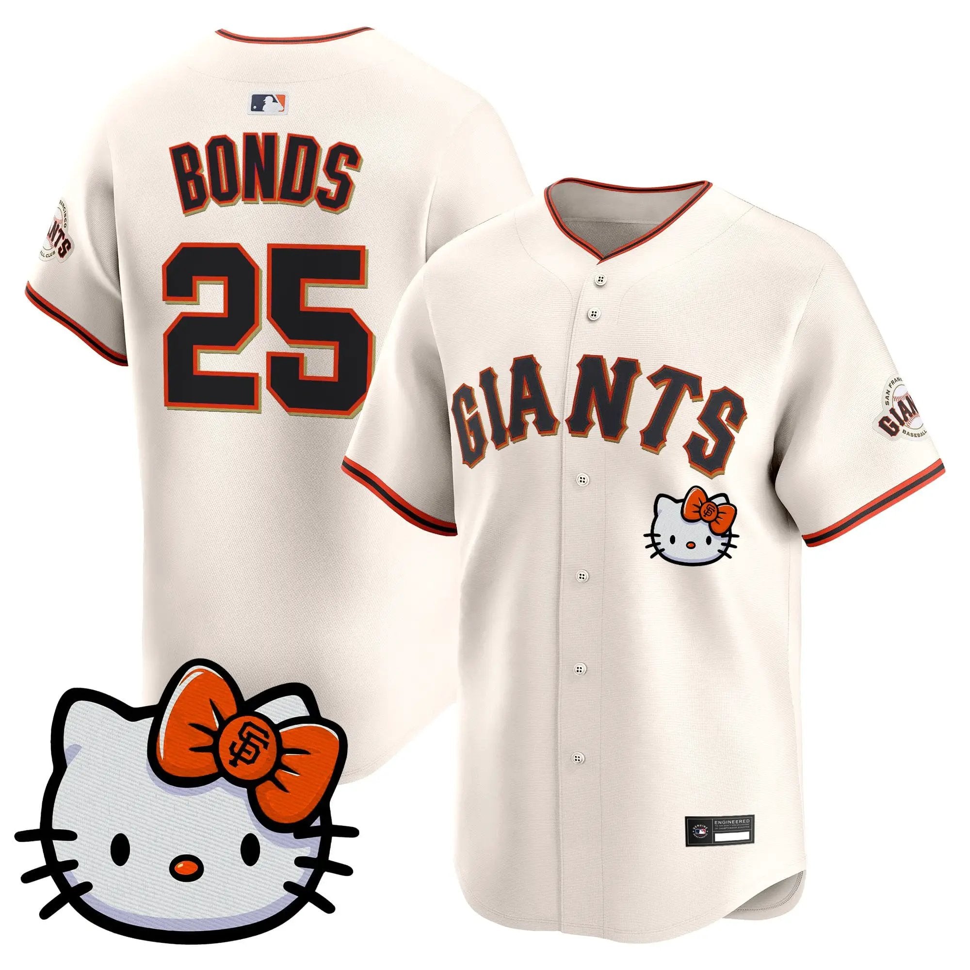 San Francisco Giants Meow KT Vapor Premier Limited Jersey – All Stitched by San Francisco Giants
