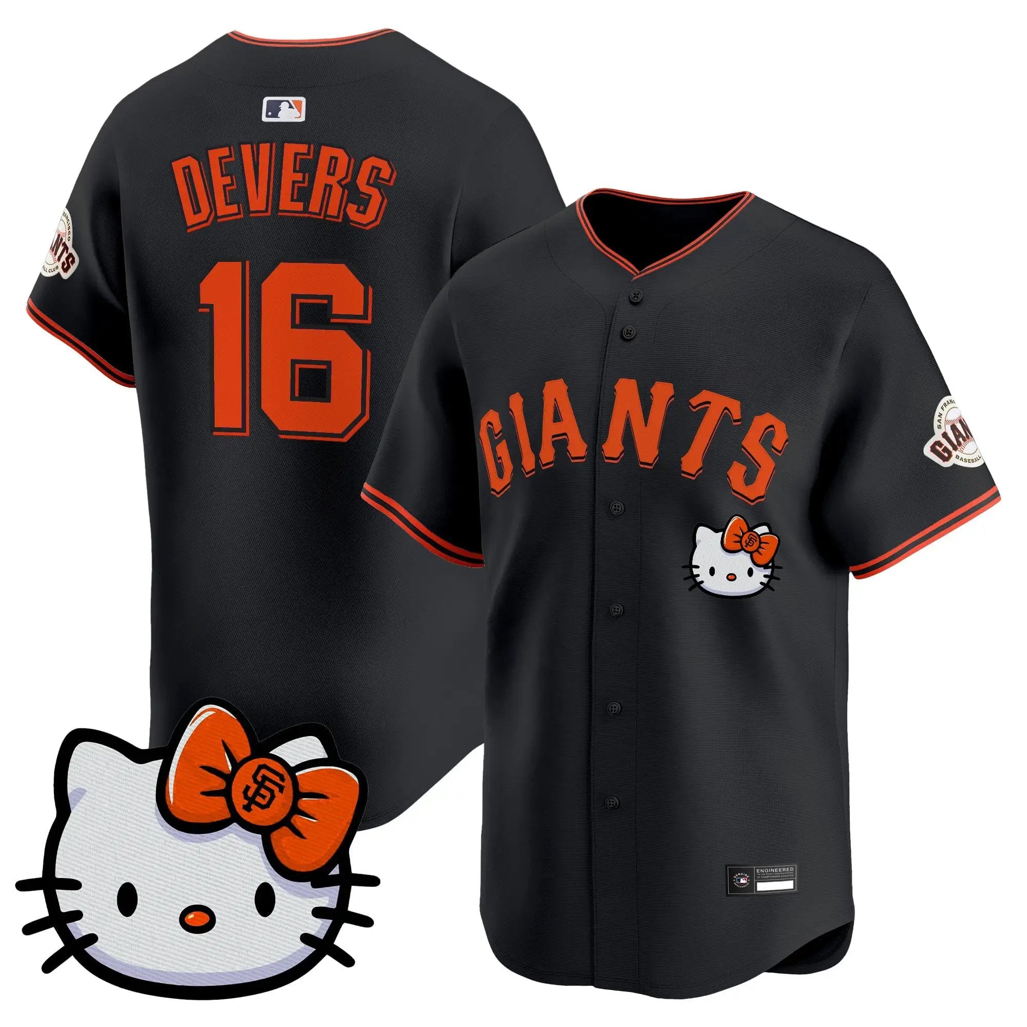 San Francisco Giants Meow KT Vapor Premier Limited Jersey – All Stitched by San Francisco Giants