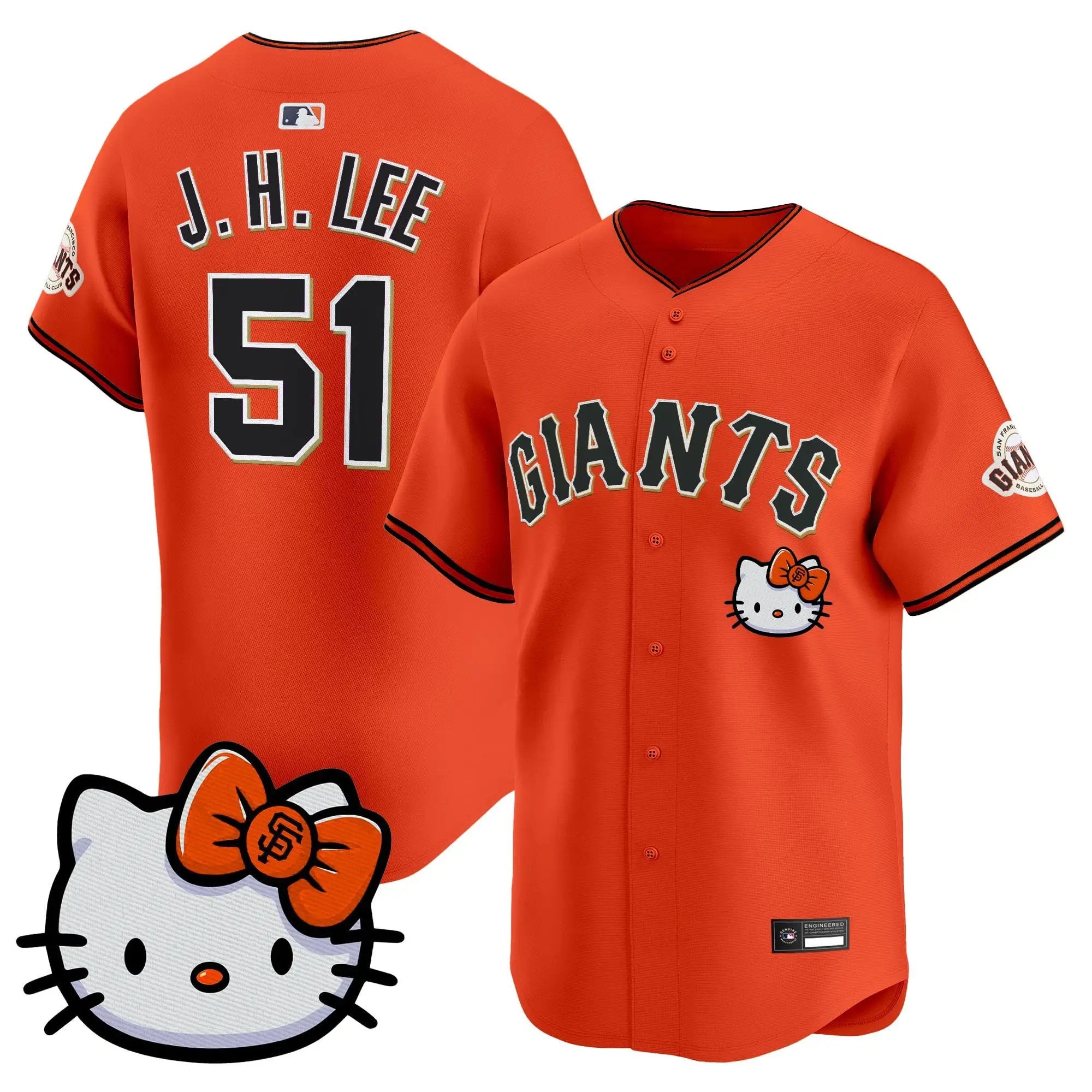 San Francisco Giants Meow KT Vapor Premier Limited Jersey – All Stitched by San Francisco Giants