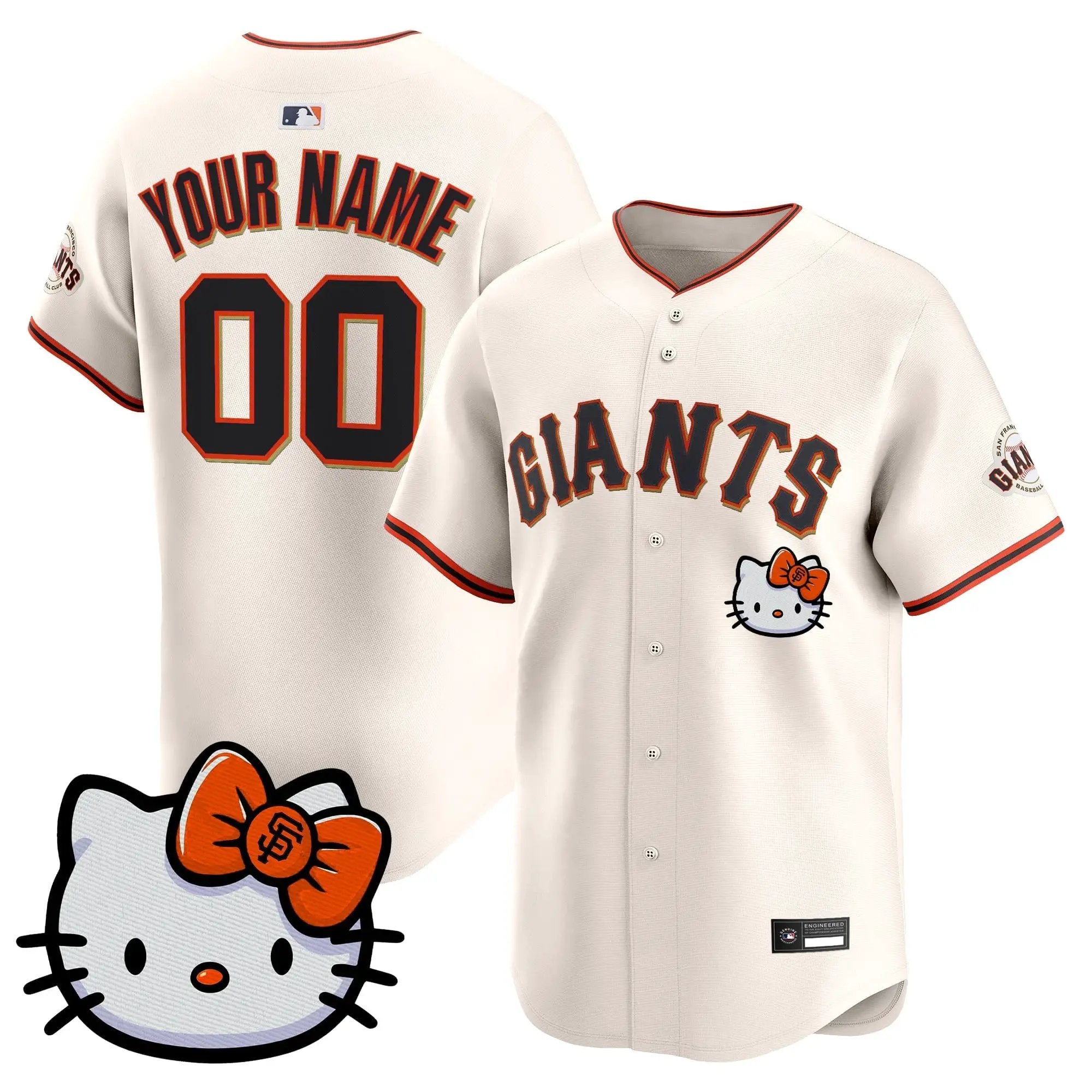 San Francisco Giant Meow KT Vapor Premier Limited Custom Jersey – All Stitched by Digigearus