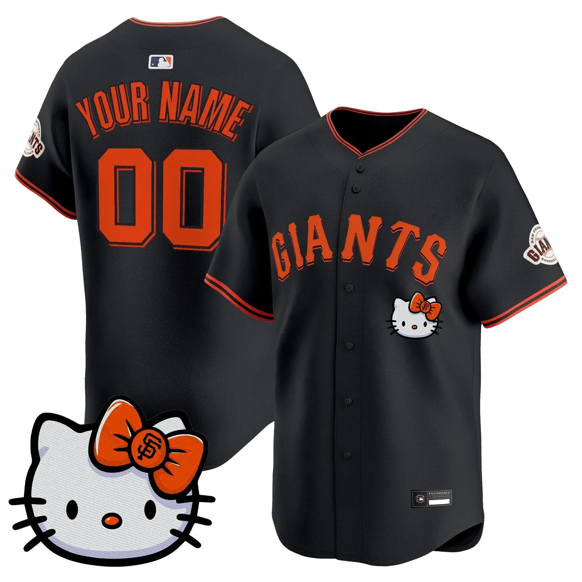San Francisco Giant Meow KT Vapor Premier Limited Custom Jersey – All Stitched by Digigearus