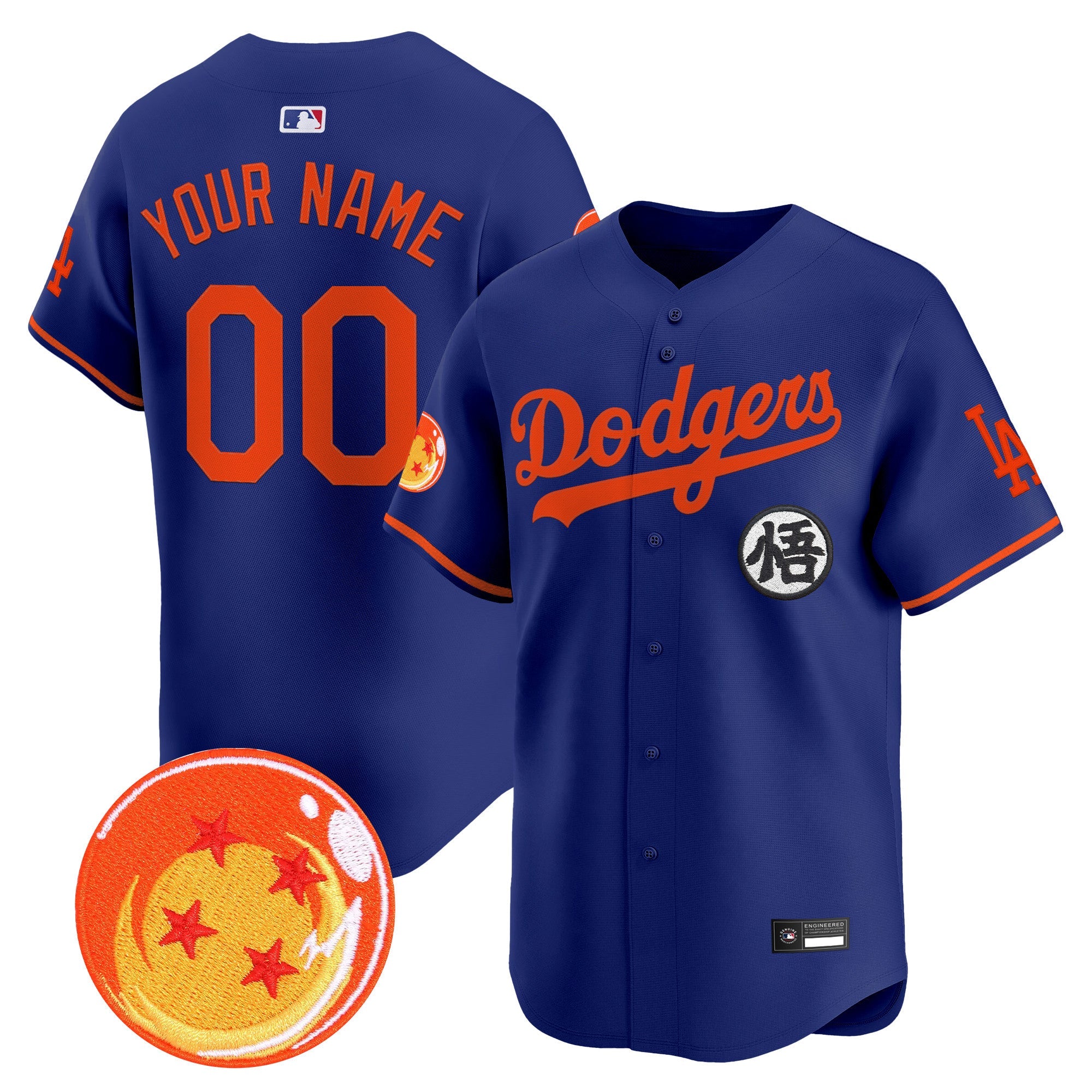 Los Angeles Dodgers x DB Vapor Premier Limited Custom Jersey - Stitched by Digigearus