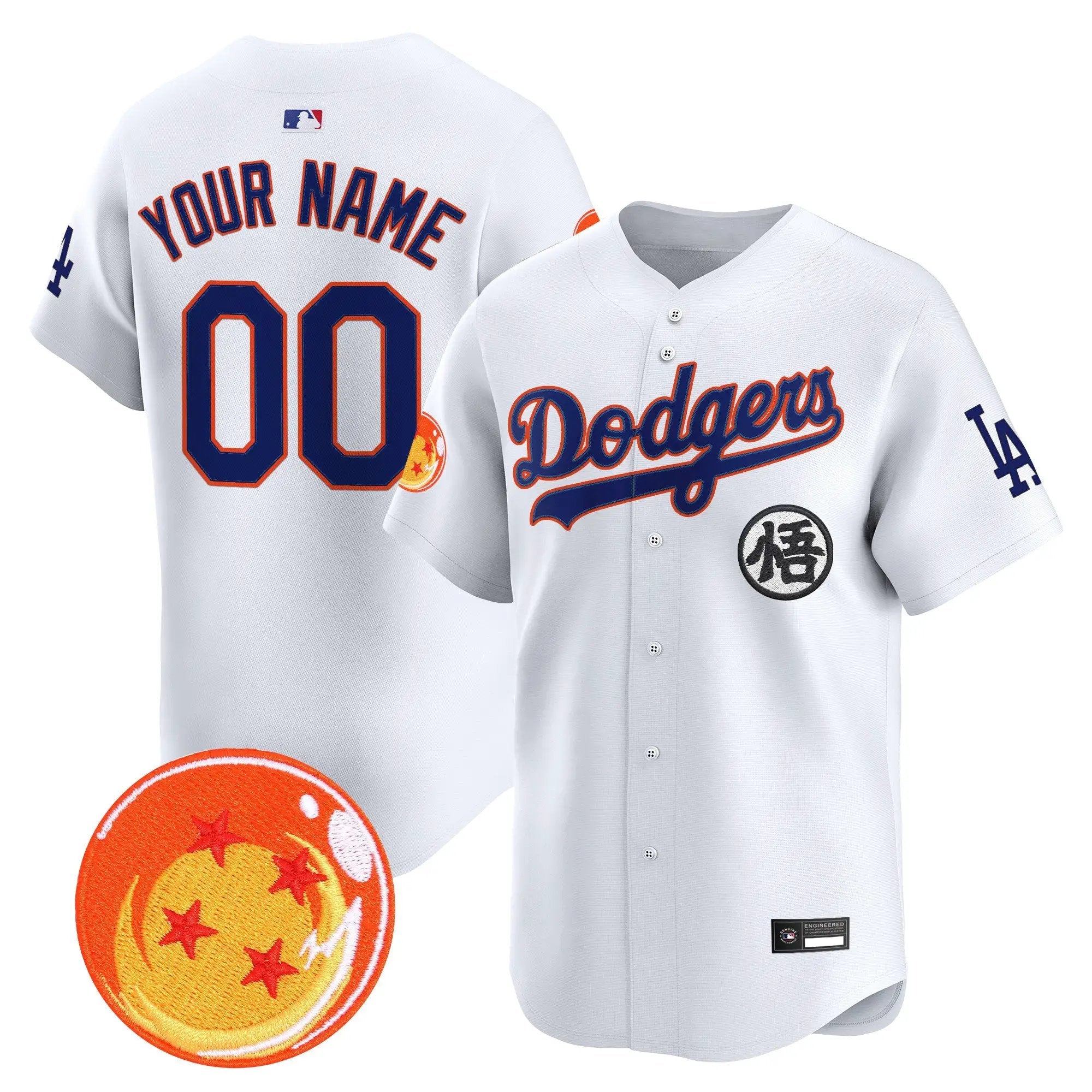 Los Angeles Dodgers x DB Vapor Premier Limited Custom Jersey - Stitched by Digigearus