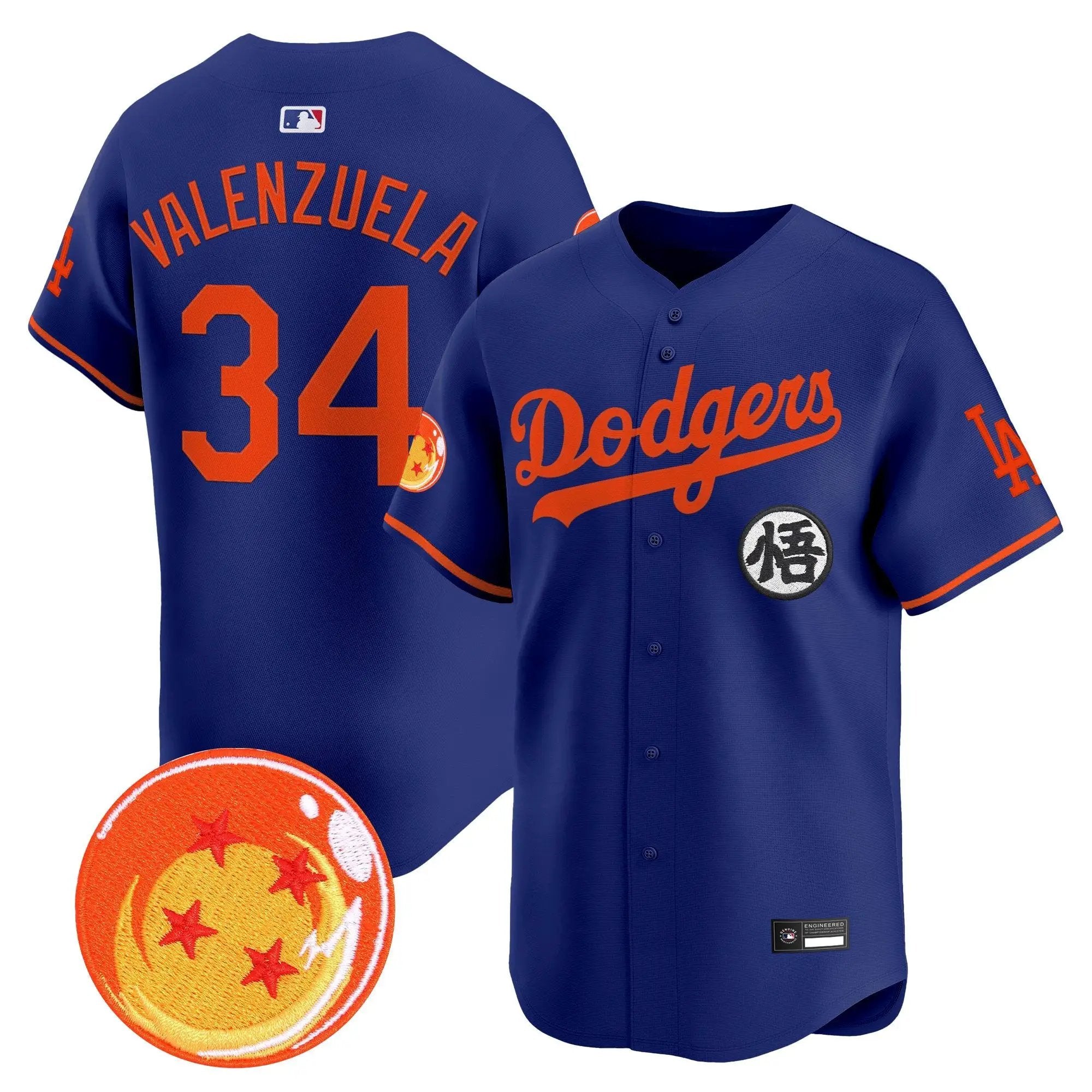 Los Angeles Dodgers x DB Vapor Premier Limited Jersey - Stitched by Digigearus