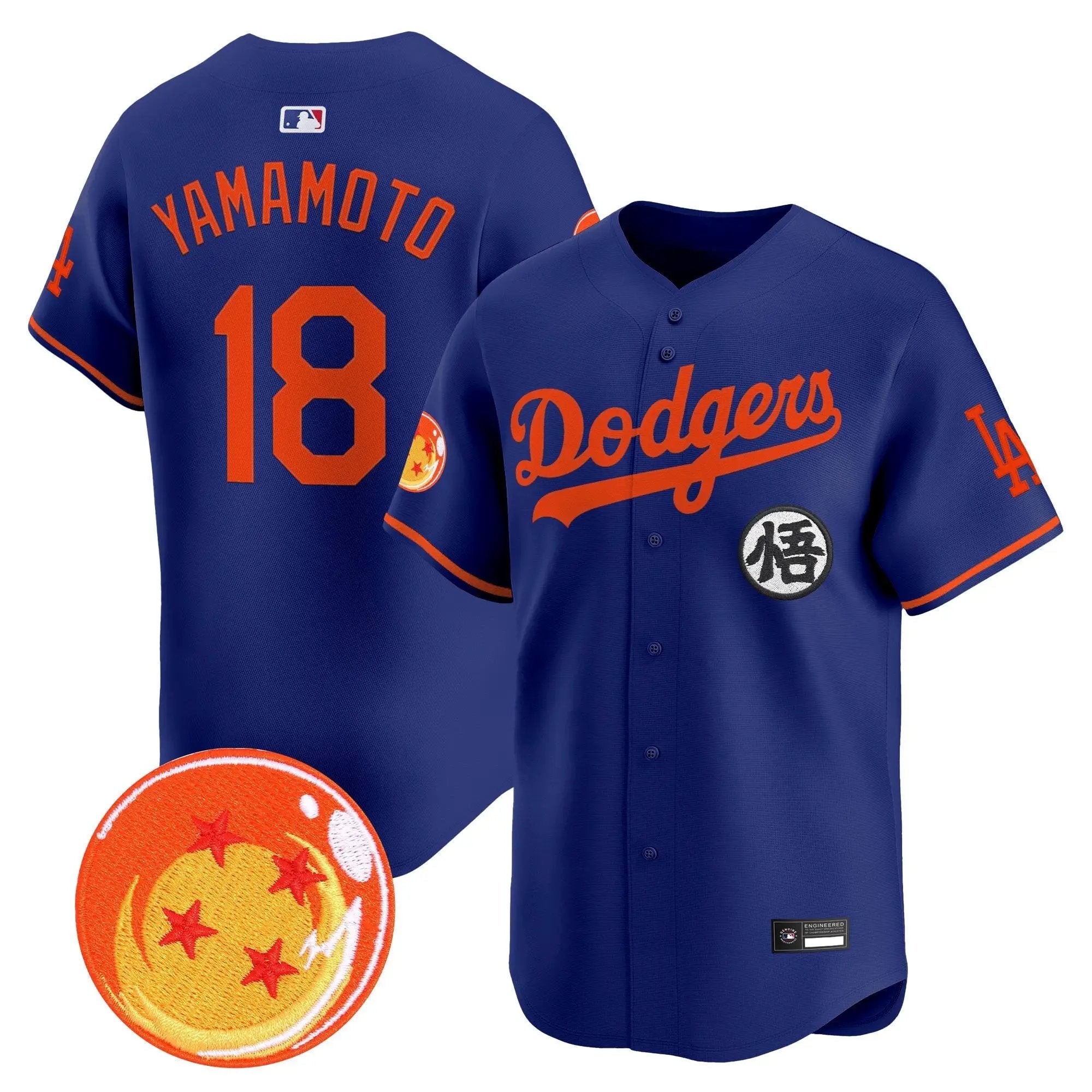 Los Angeles Dodgers x DB Vapor Premier Limited Jersey - Stitched by Digigearus