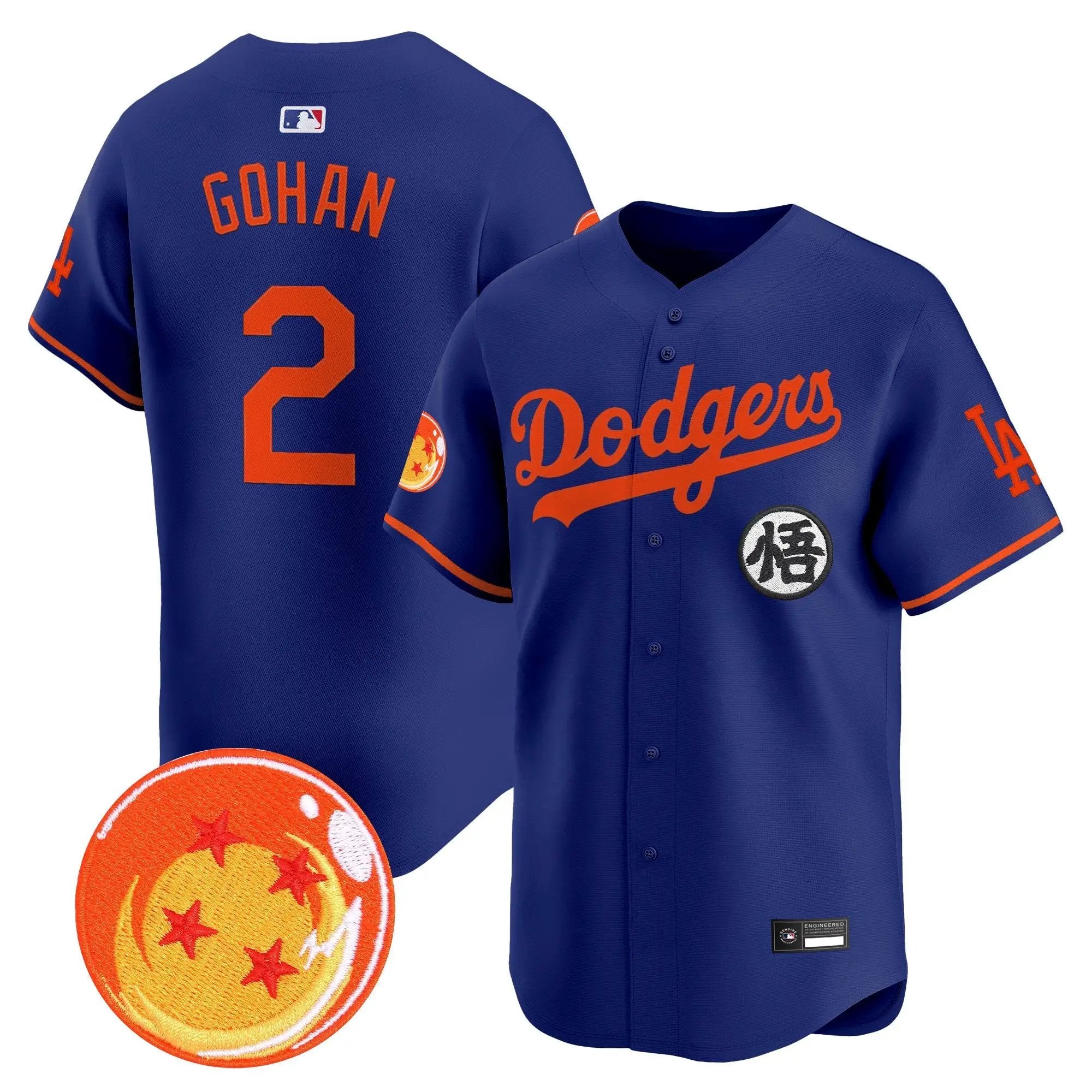 Los Angeles Dodgers x DB Vapor Premier Limited Jersey - Stitched by Digigearus