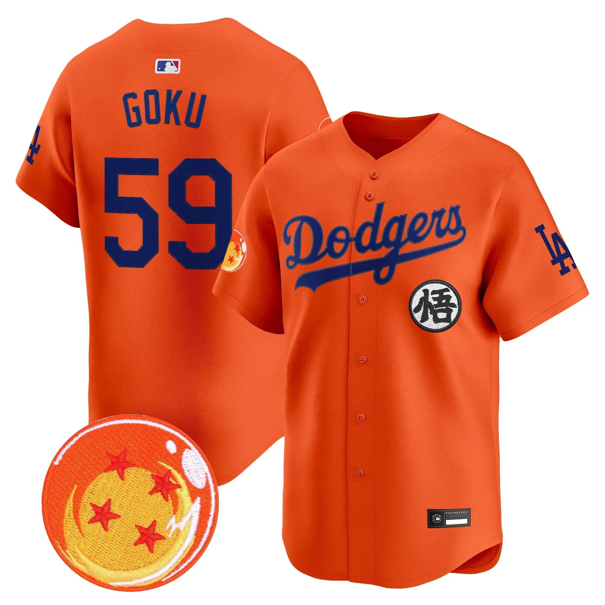Los Angeles Dodgers x DB Vapor Premier Limited Jersey - Stitched by Digigearus