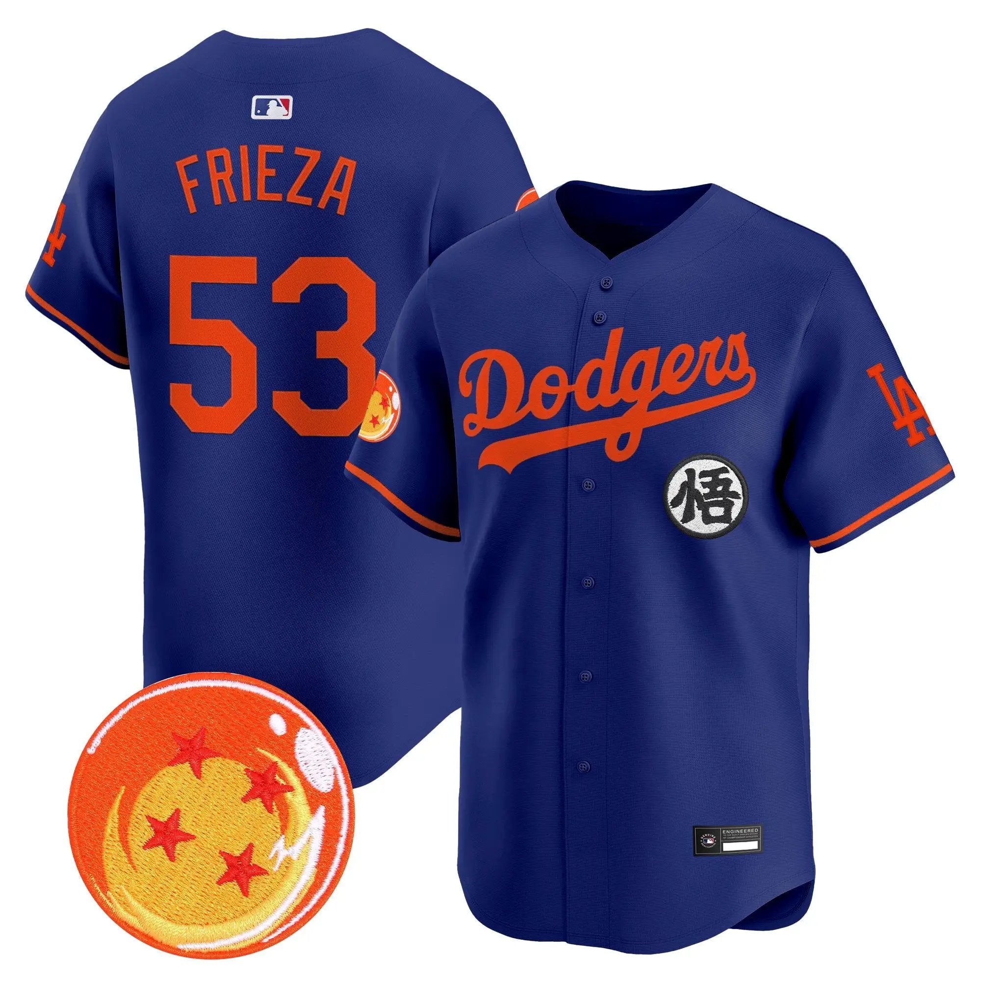 Los Angeles Dodgers x DB Vapor Premier Limited Jersey - Stitched by Digigearus