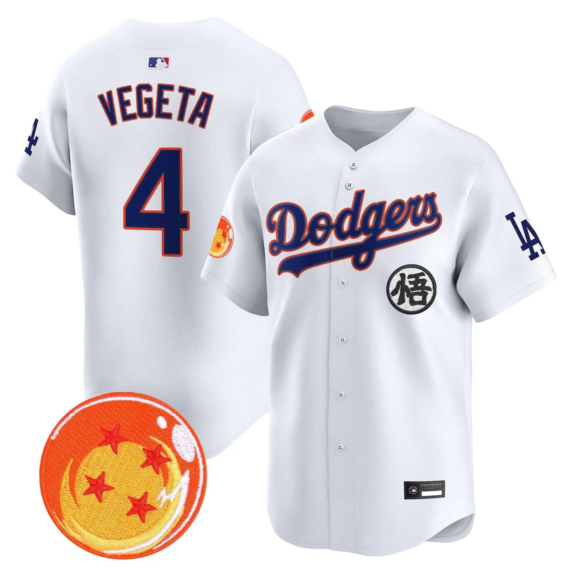 Los Angeles Dodgers x DB Vapor Premier Limited Jersey - Stitched by Digigearus