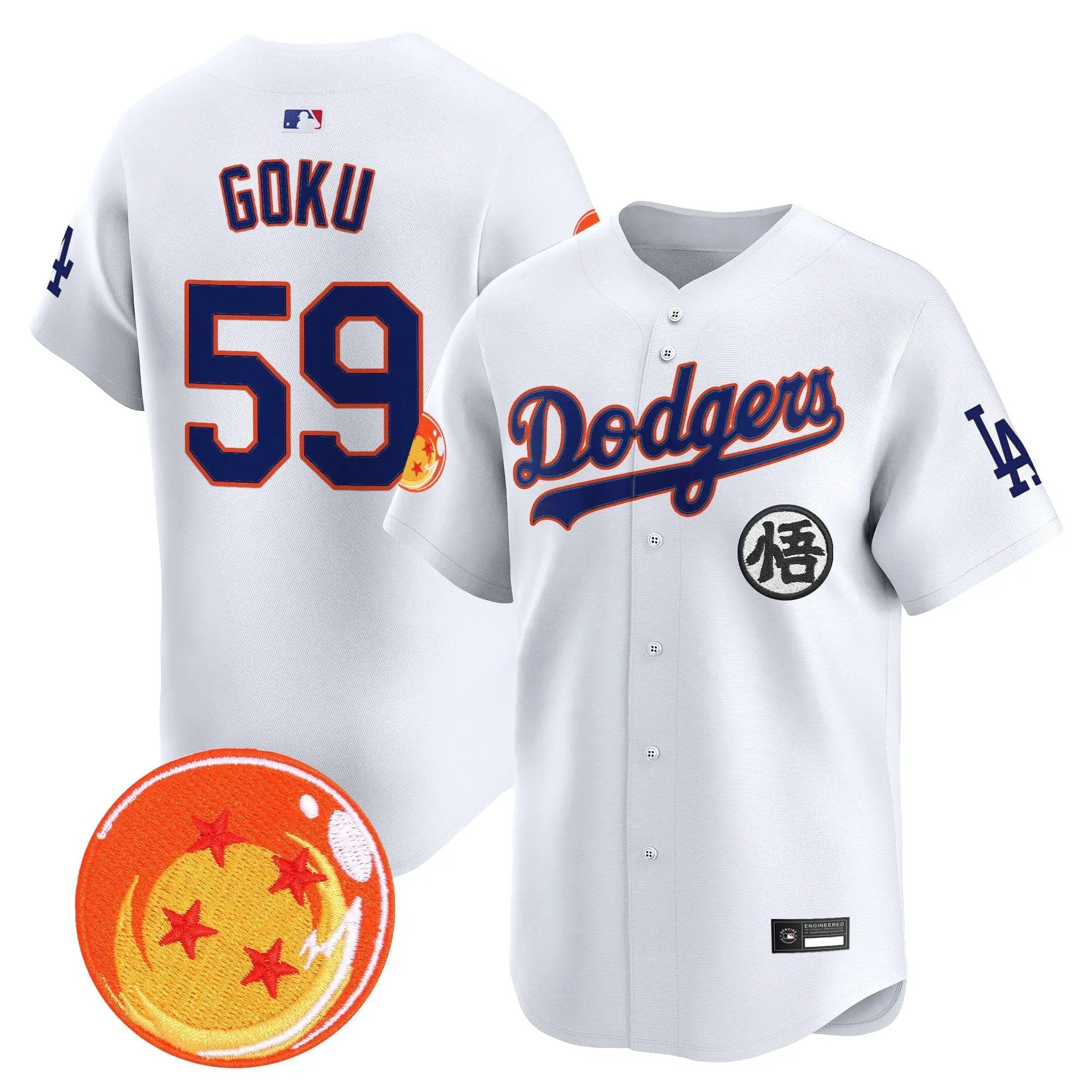 Los Angeles Dodgers x DB Vapor Premier Limited Jersey - Stitched by Digigearus