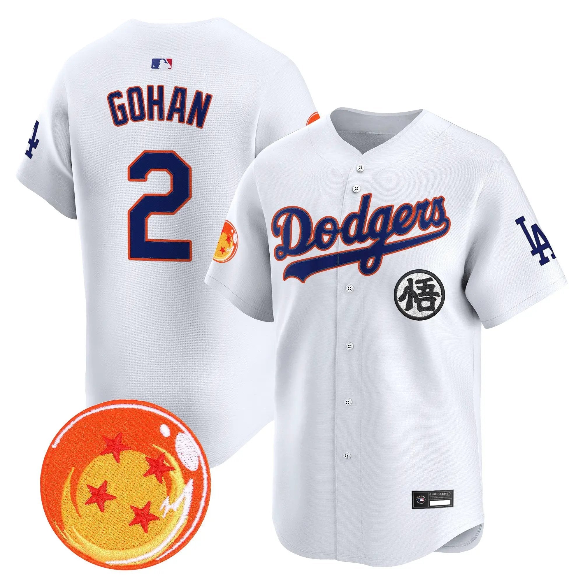 Los Angeles Dodgers x DB Vapor Premier Limited Jersey - Stitched by Digigearus