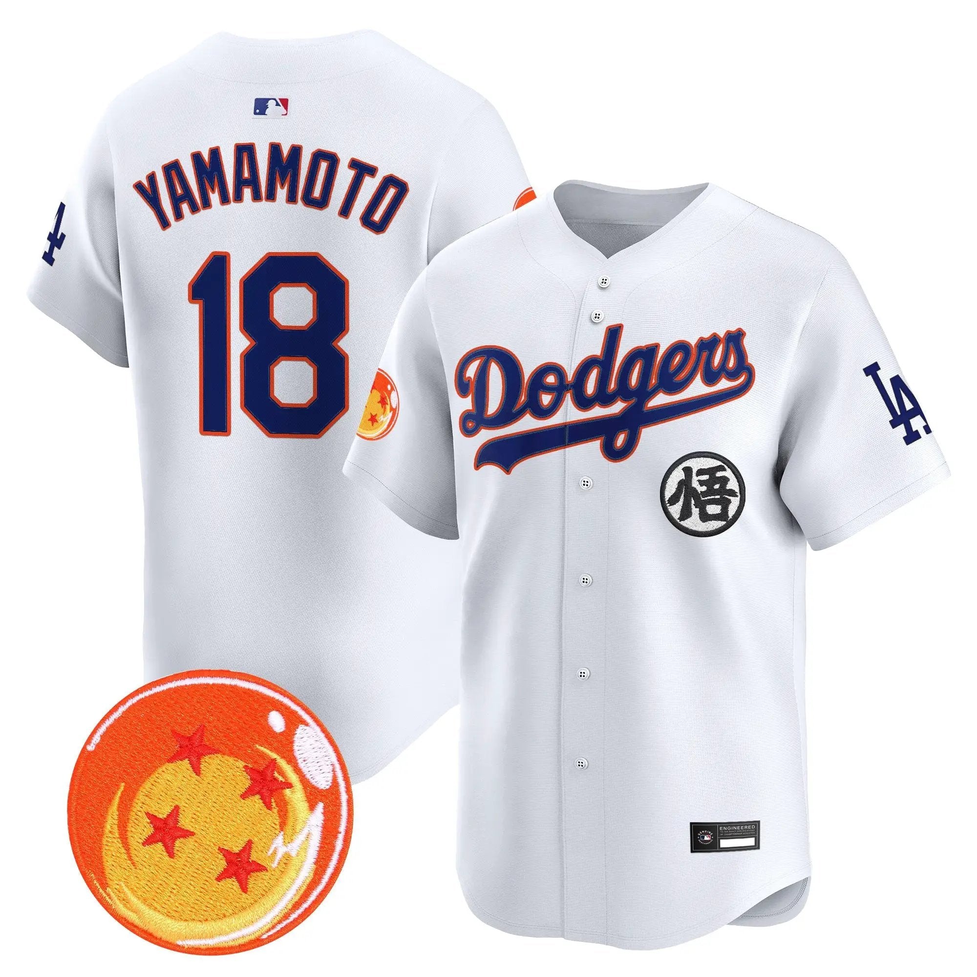Los Angeles Dodgers x DB Vapor Premier Limited Jersey - Stitched by Digigearus