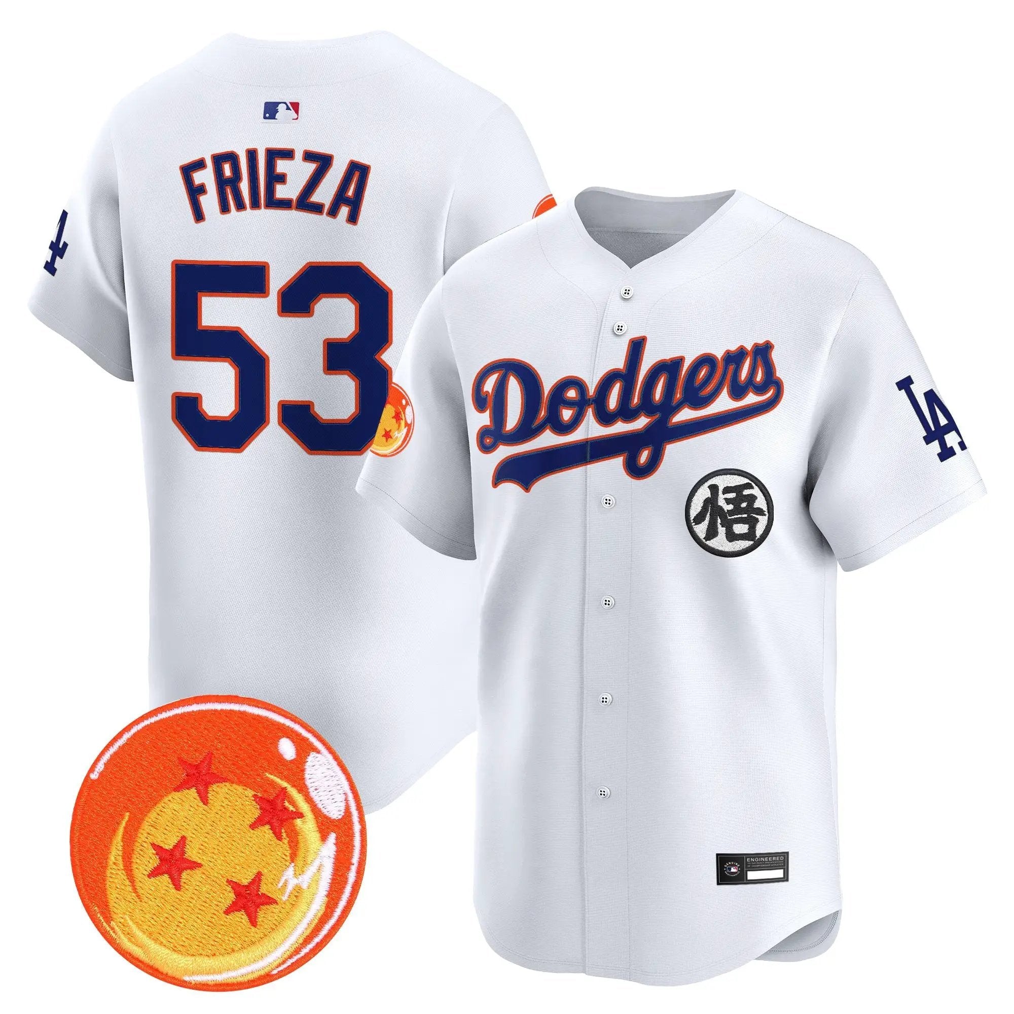 Los Angeles Dodgers x DB Vapor Premier Limited Jersey - Stitched by Digigearus
