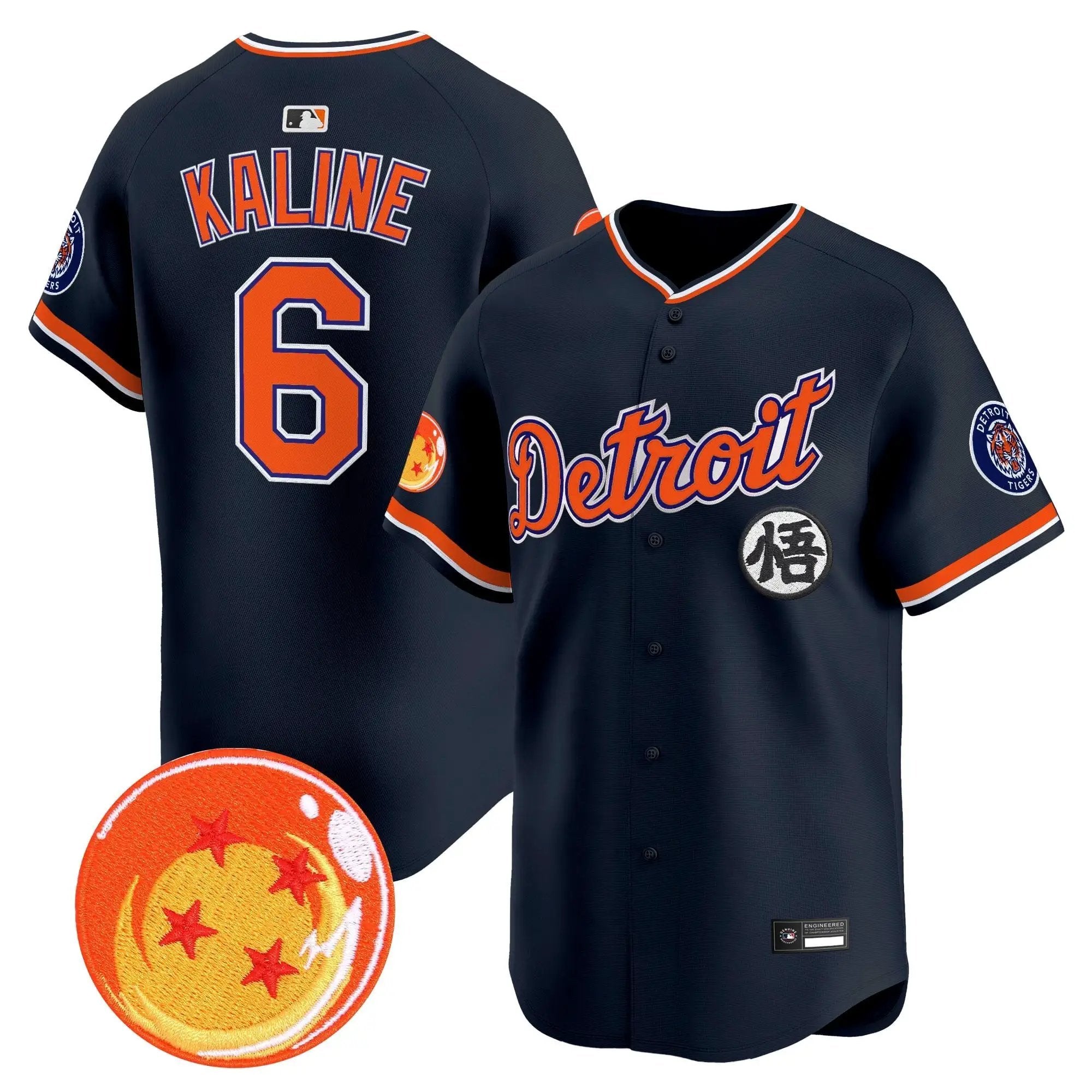 DET x Dragon Ball Vapor Premier Limited Jersey - All Stitched by Digigearus
