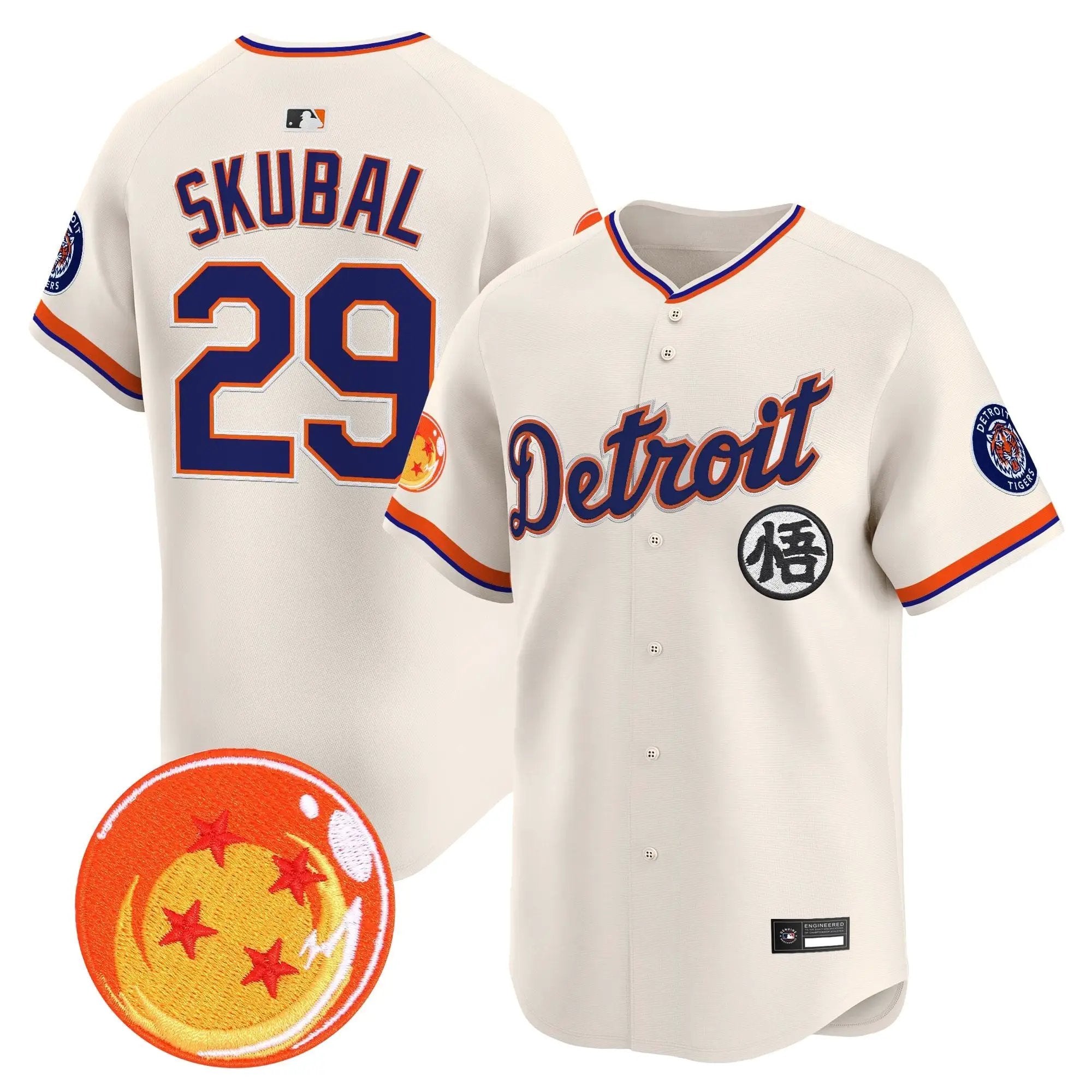 DET x Dragon Ball Vapor Premier Limited Jersey - All Stitched by Digigearus