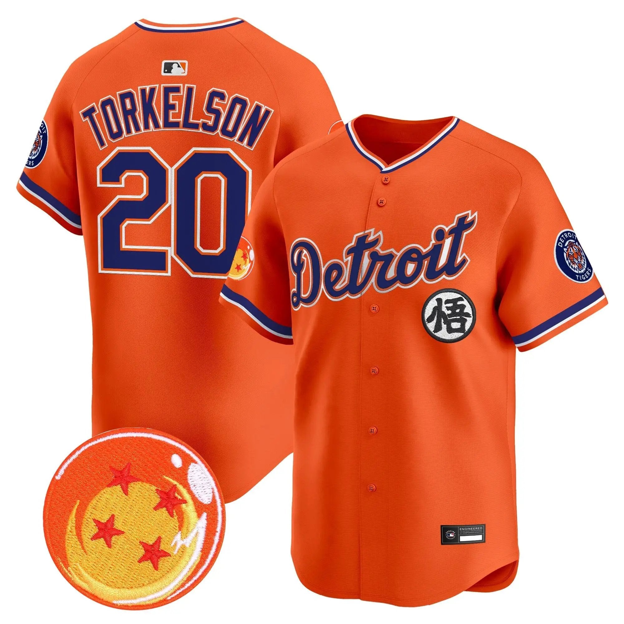 DET x Dragon Ball Vapor Premier Limited Jersey - All Stitched by Digigearus