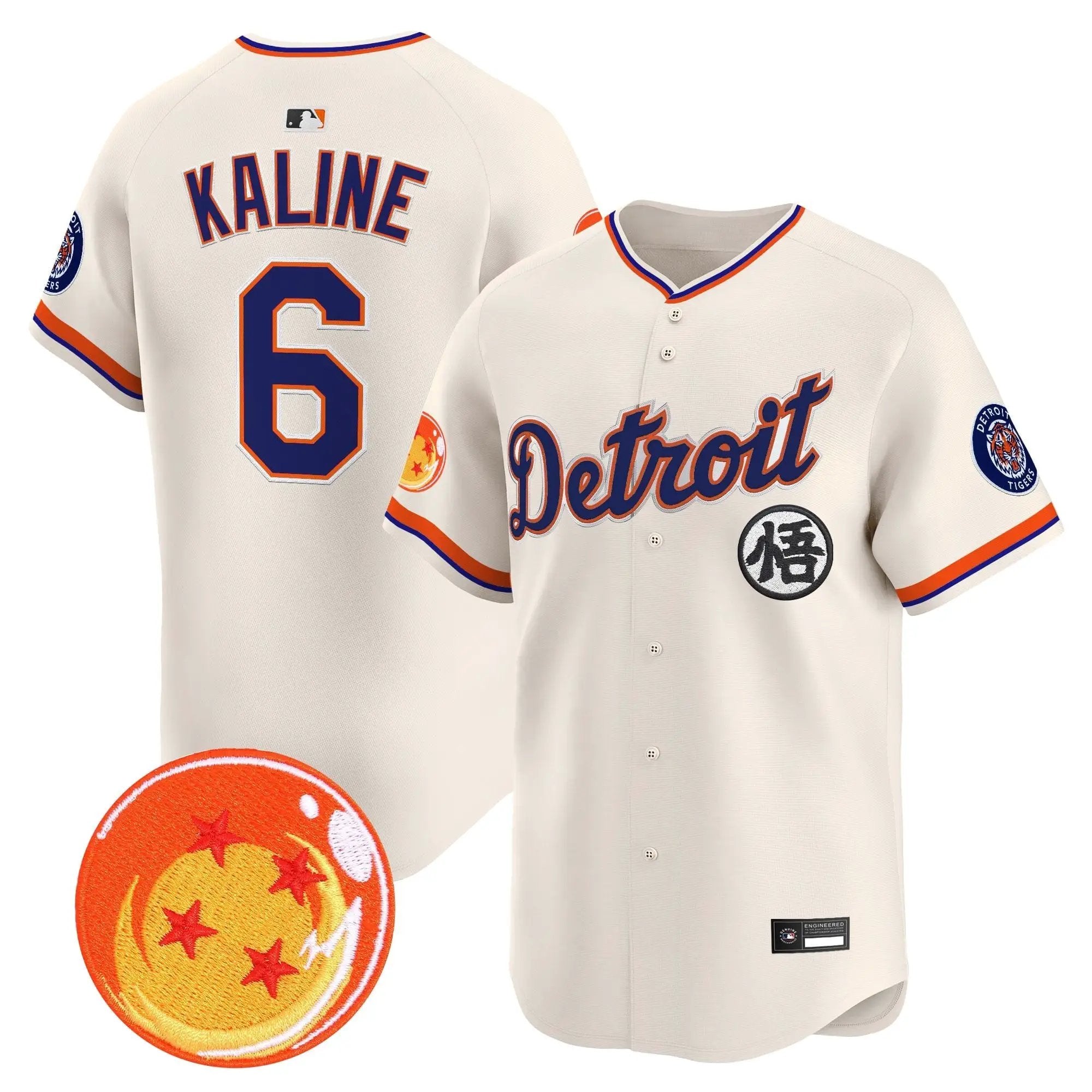DET x Dragon Ball Vapor Premier Limited Jersey - All Stitched by Digigearus