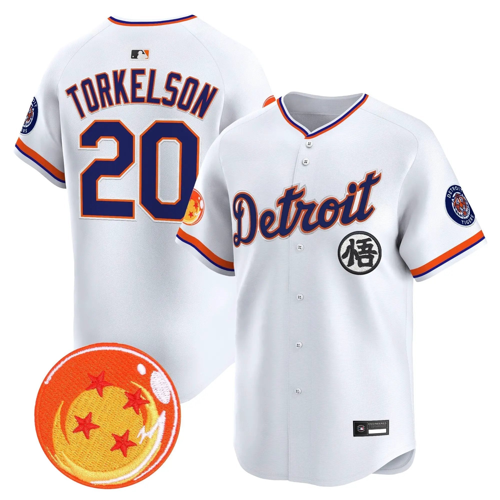 DET x Dragon Ball Vapor Premier Limited Jersey - All Stitched by Digigearus