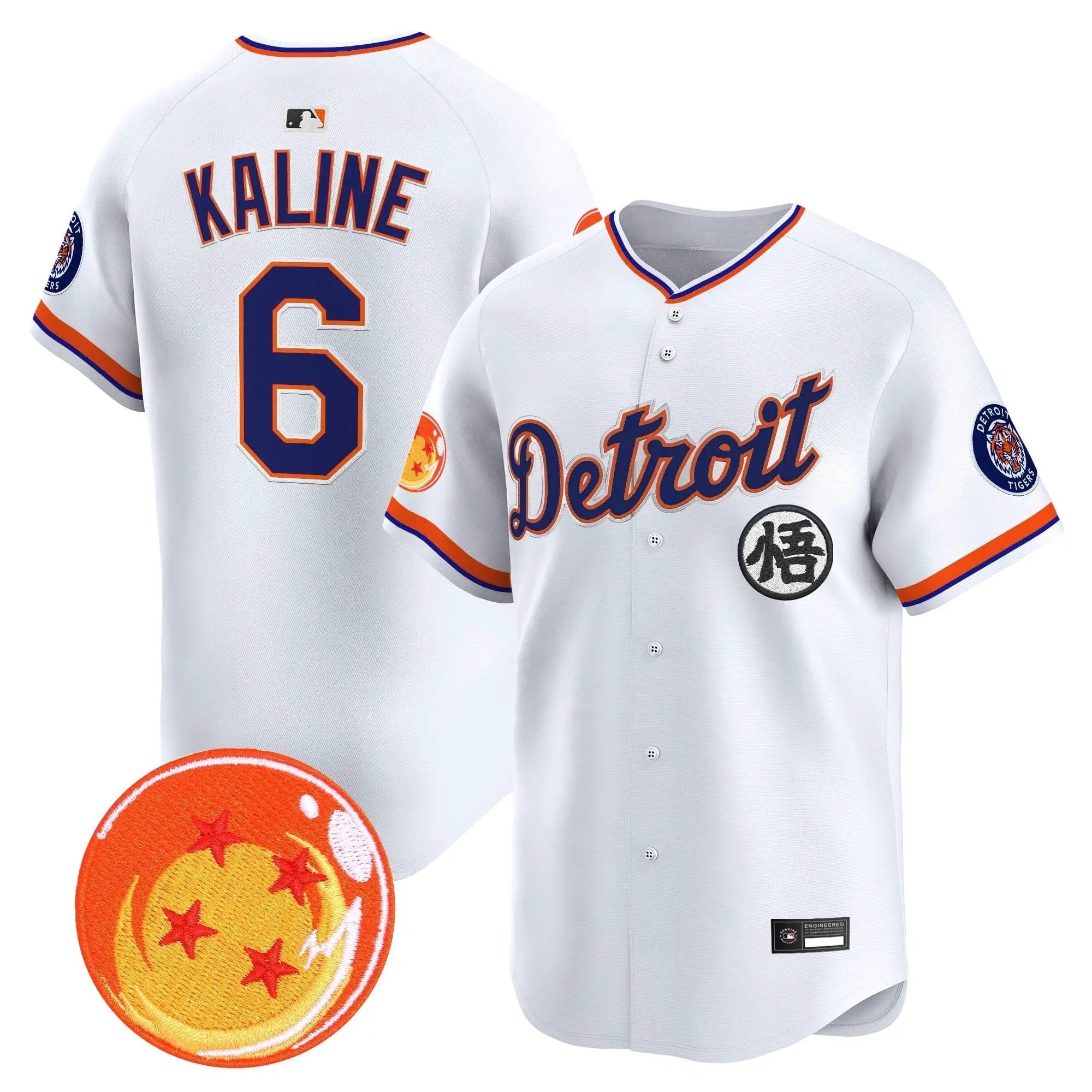 DET x Dragon Ball Vapor Premier Limited Jersey - All Stitched by Digigearus