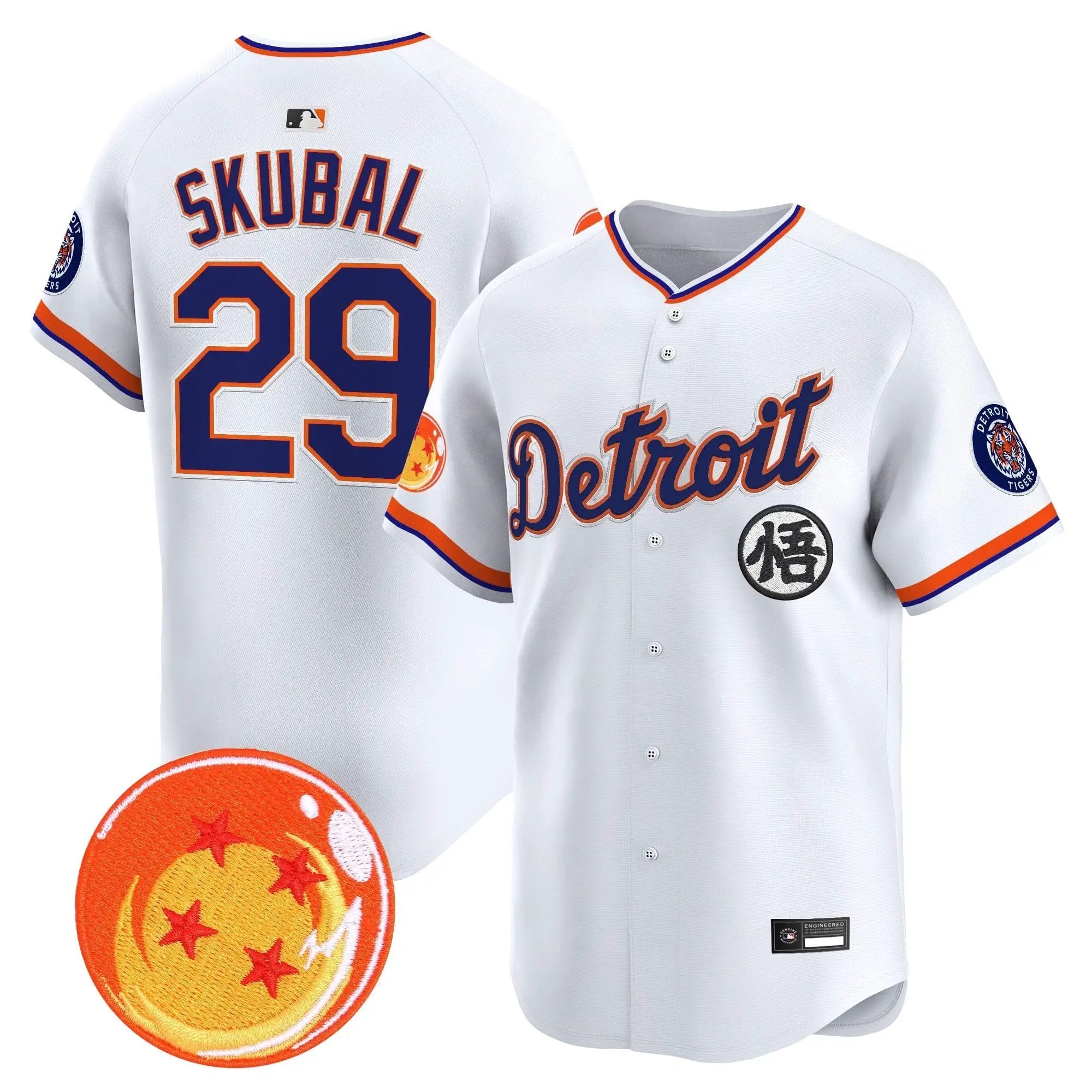 DET x Dragon Ball Vapor Premier Limited Jersey - All Stitched by Digigearus