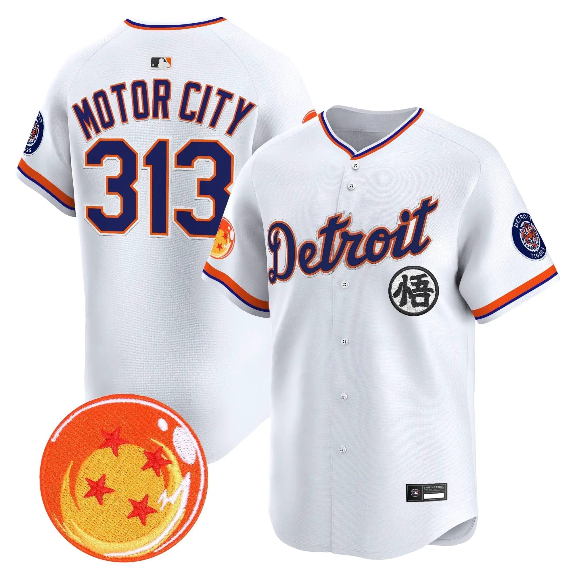 DET x Dragon Ball Vapor Premier Limited Jersey - All Stitched by Digigearus