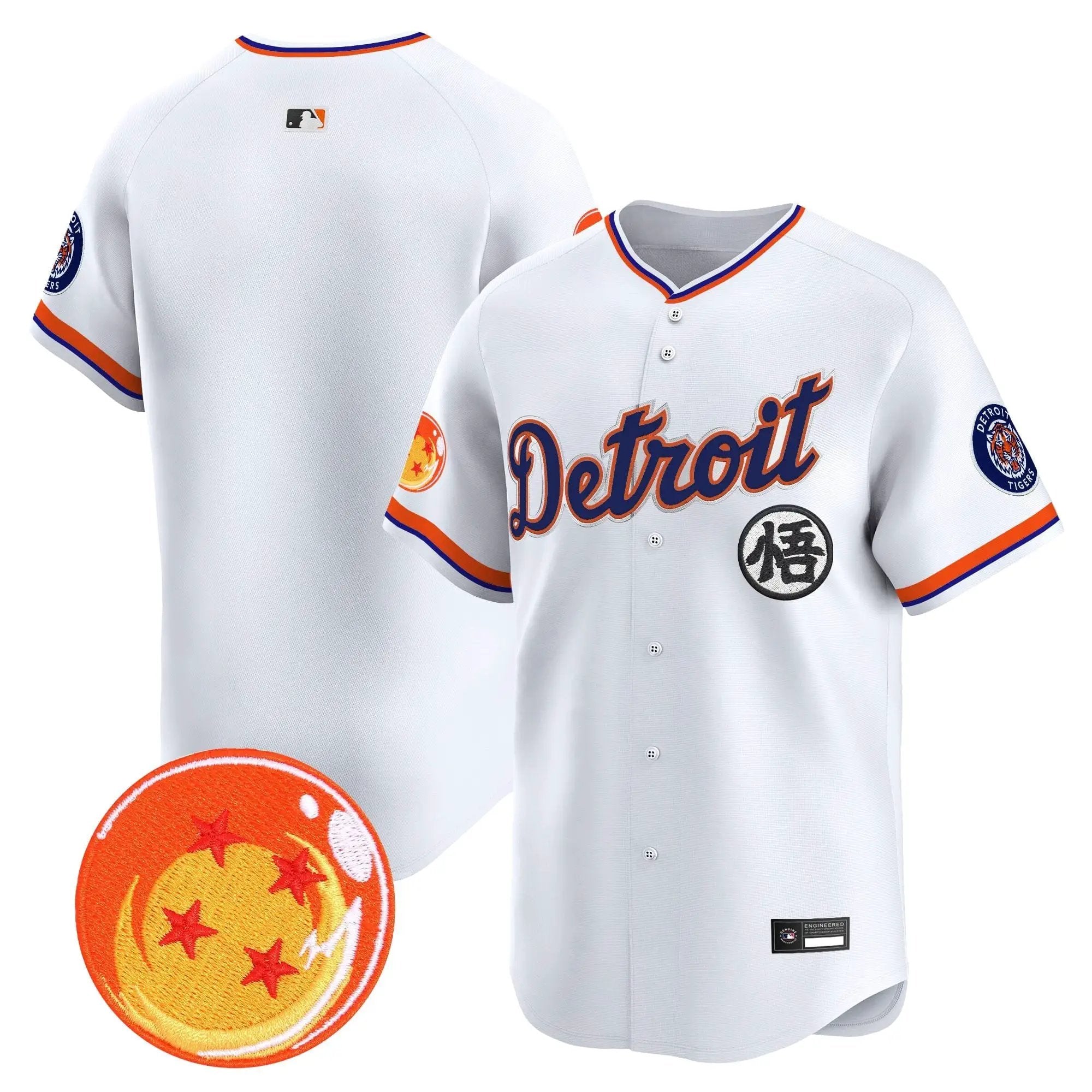 DET x Dragon Ball Vapor Premier Limited Jersey - All Stitched by Digigearus