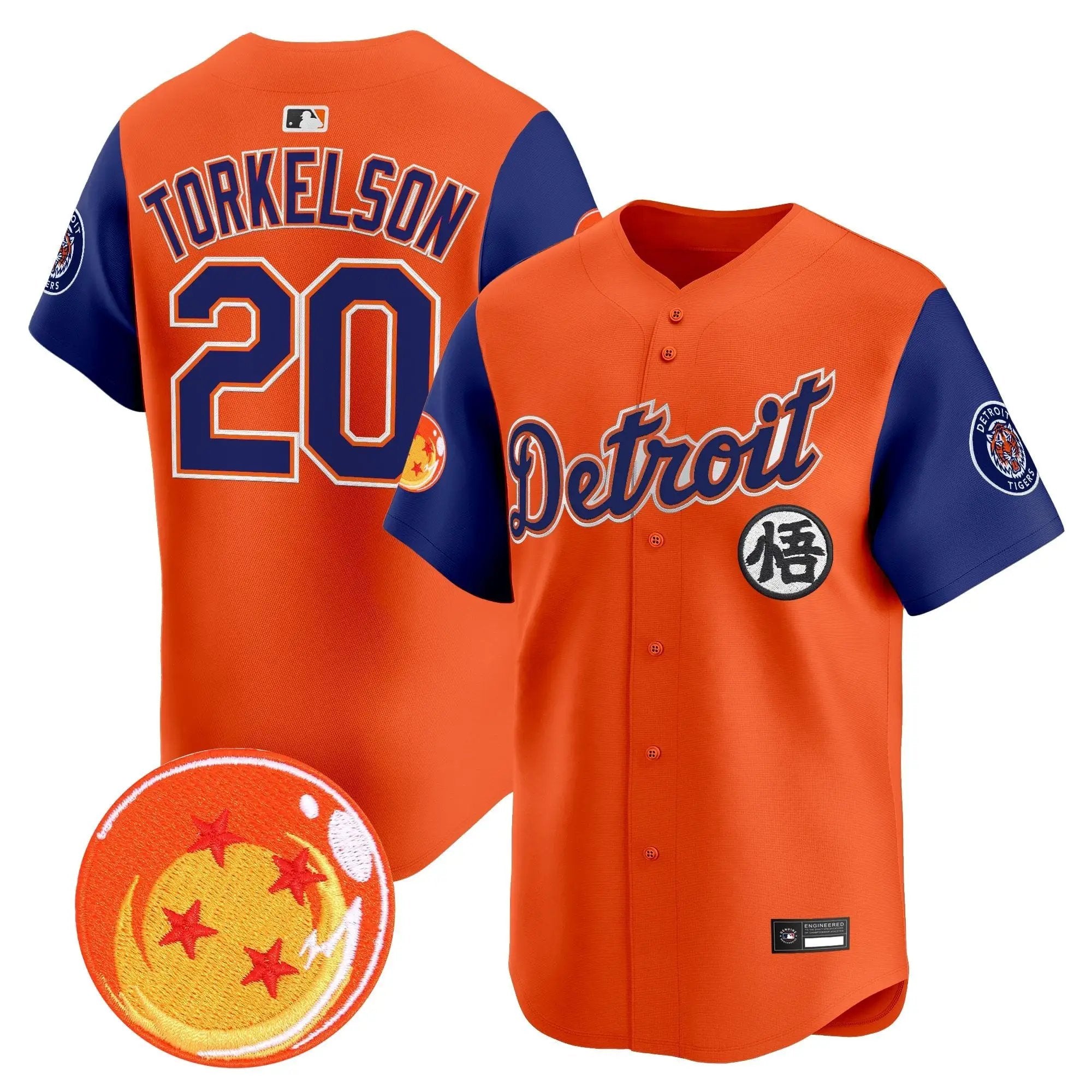 DET x Dragon Ball Vapor Premier Limited Jersey - All Stitched by Digigearus