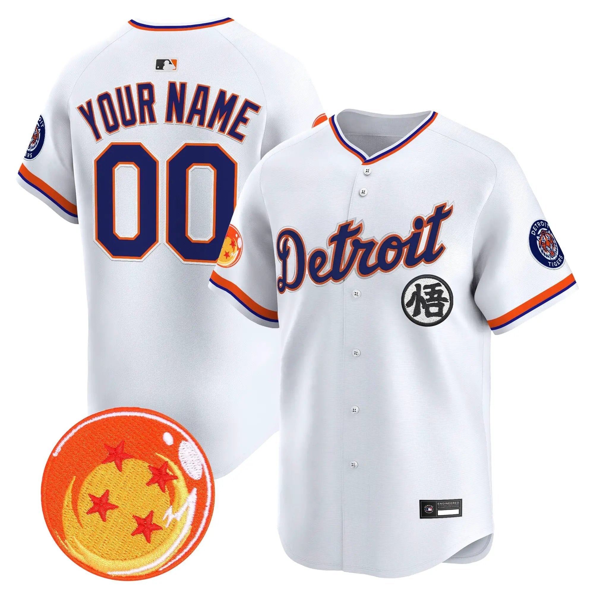 DET x Dragon Ball Vapor Premier Limited Custom Jersey - All Stitched by Digigearus